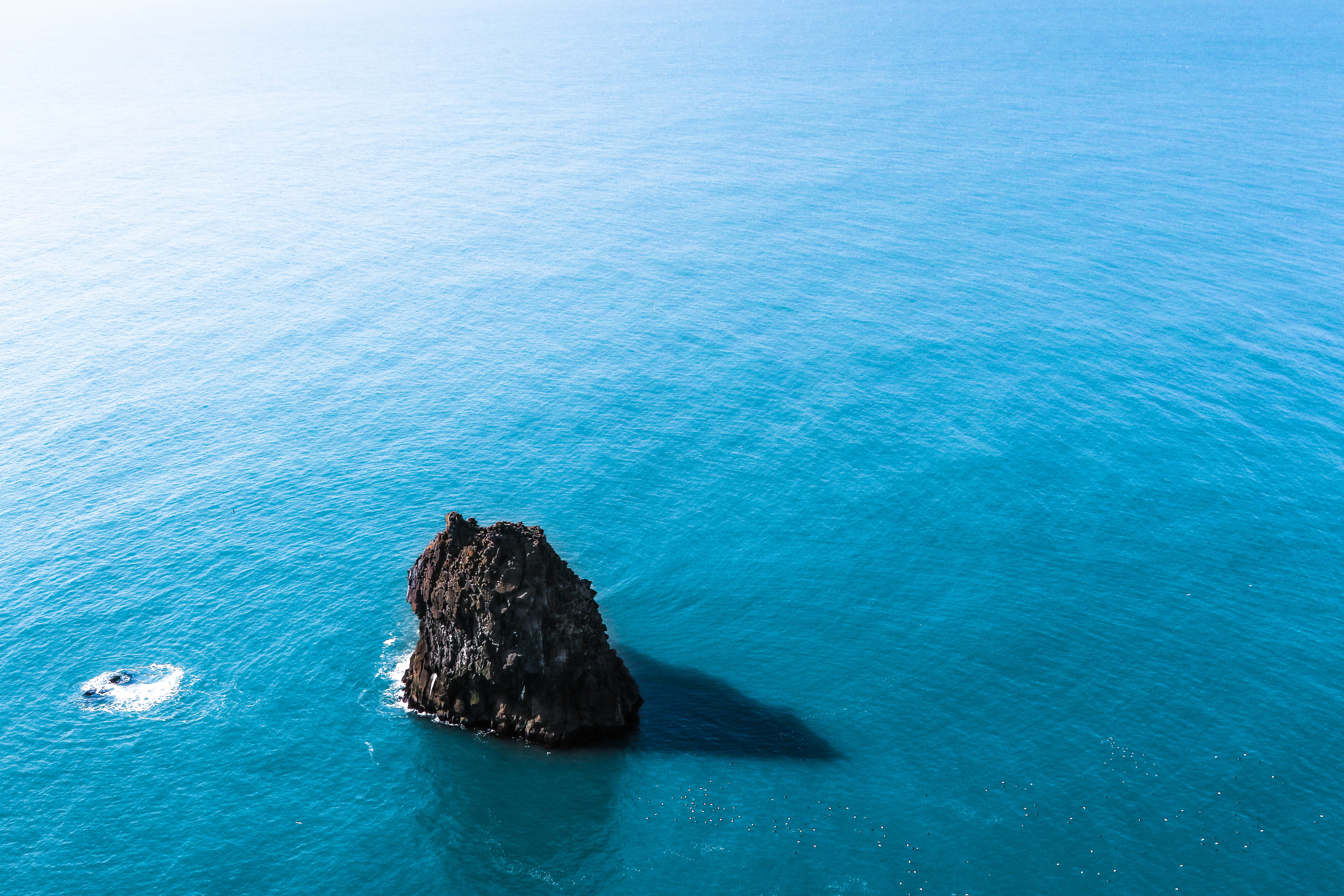 iceland, rock formation, beauty in nature, rock - object, isle, sea, photography, adventure, outdoors, open sea, no people, high angle view, salt water, HD Wallpaper