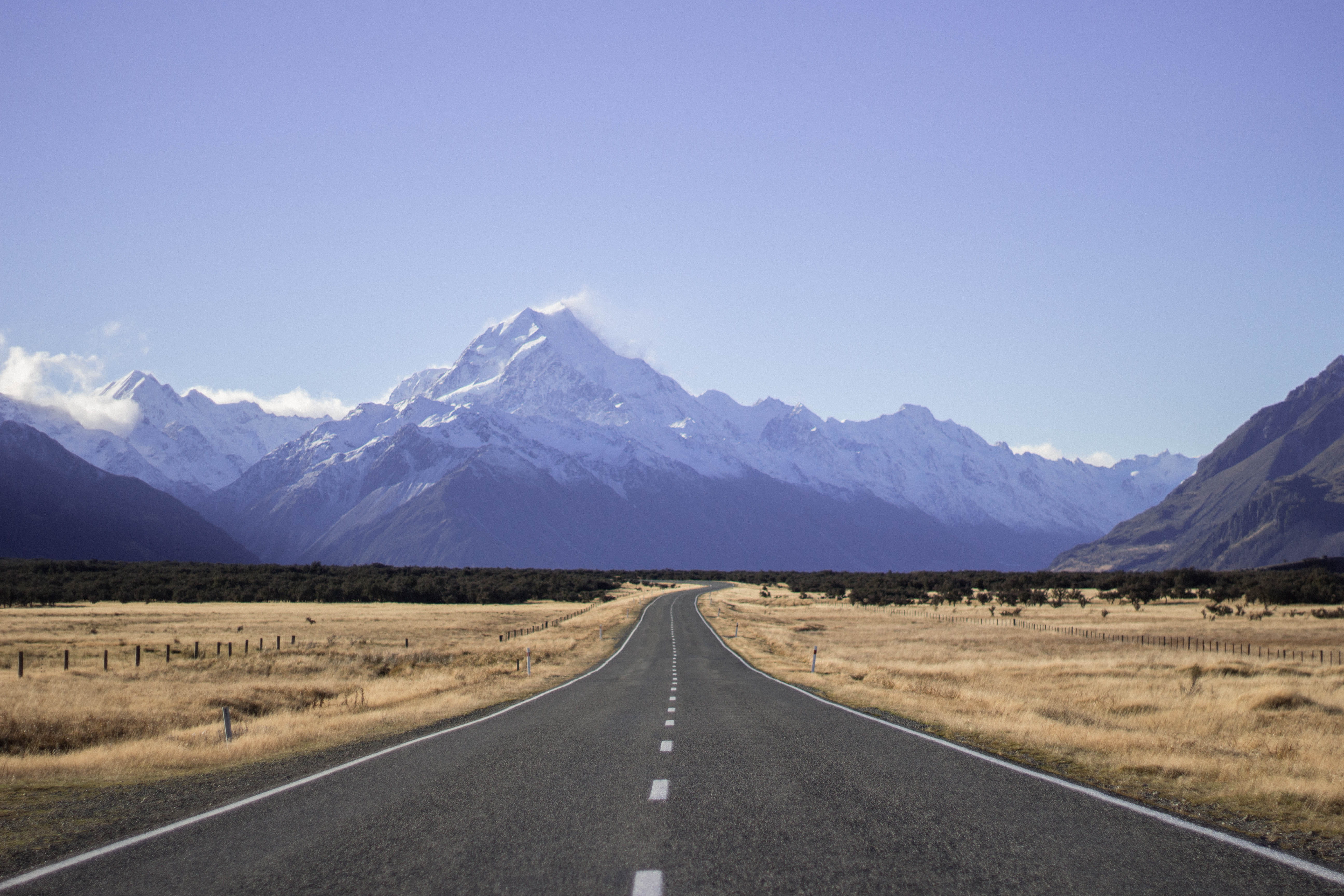 road to, nature, landscape, scenics, beauty in nature, dessert, travel Locations, cold temperature, tranquil scene, transportation, ridge, winter, calm, HD Wallpaper