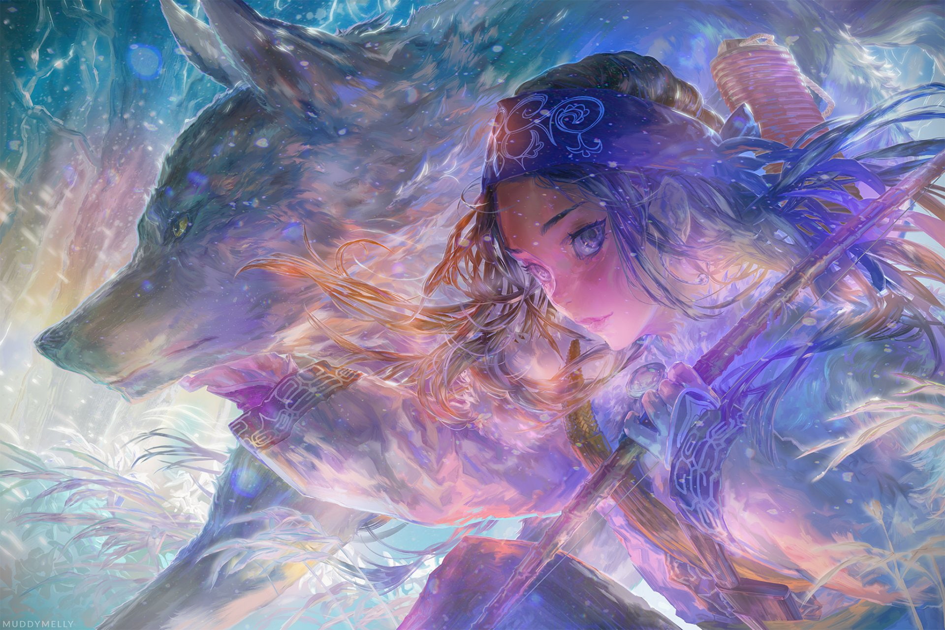 Anime, Retar (Golden Kamuy), 1080P, Golden Kamuy, Asirpa (Golden Kamuy), HD Wallpaper