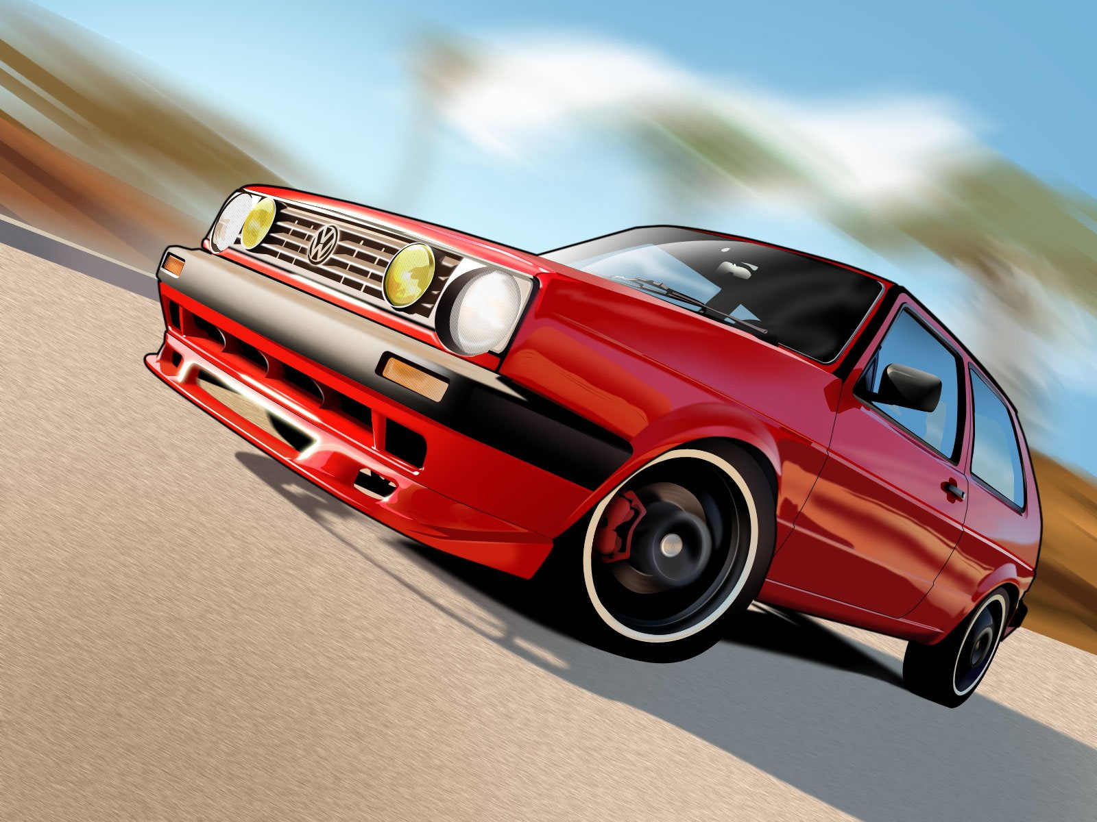 mk2, d4v1dl3ach, toon, 720P, golf, HD Wallpaper