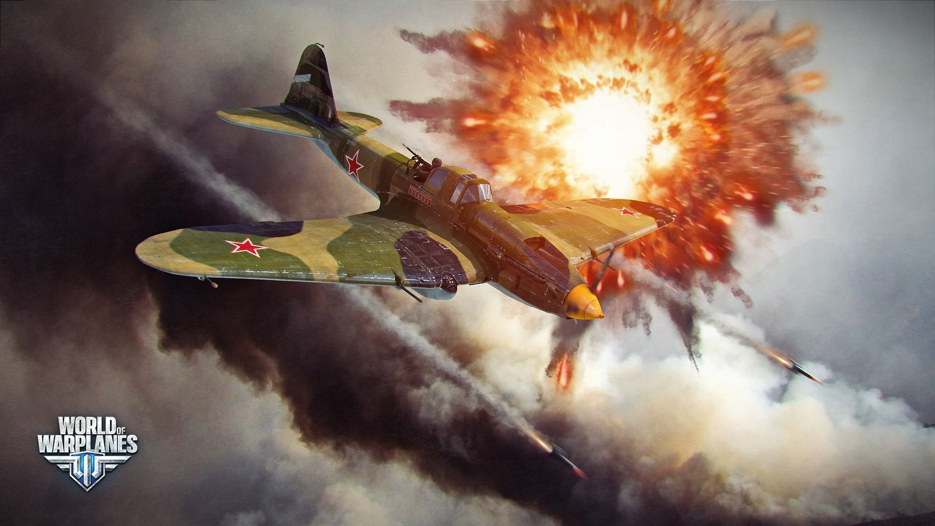 nature, smoke - physical structure, stunt, outdoors, World of Warplanes, 1080P, courage, warning sign, firework, arts culture and entertainment, extreme sports, HD Wallpaper