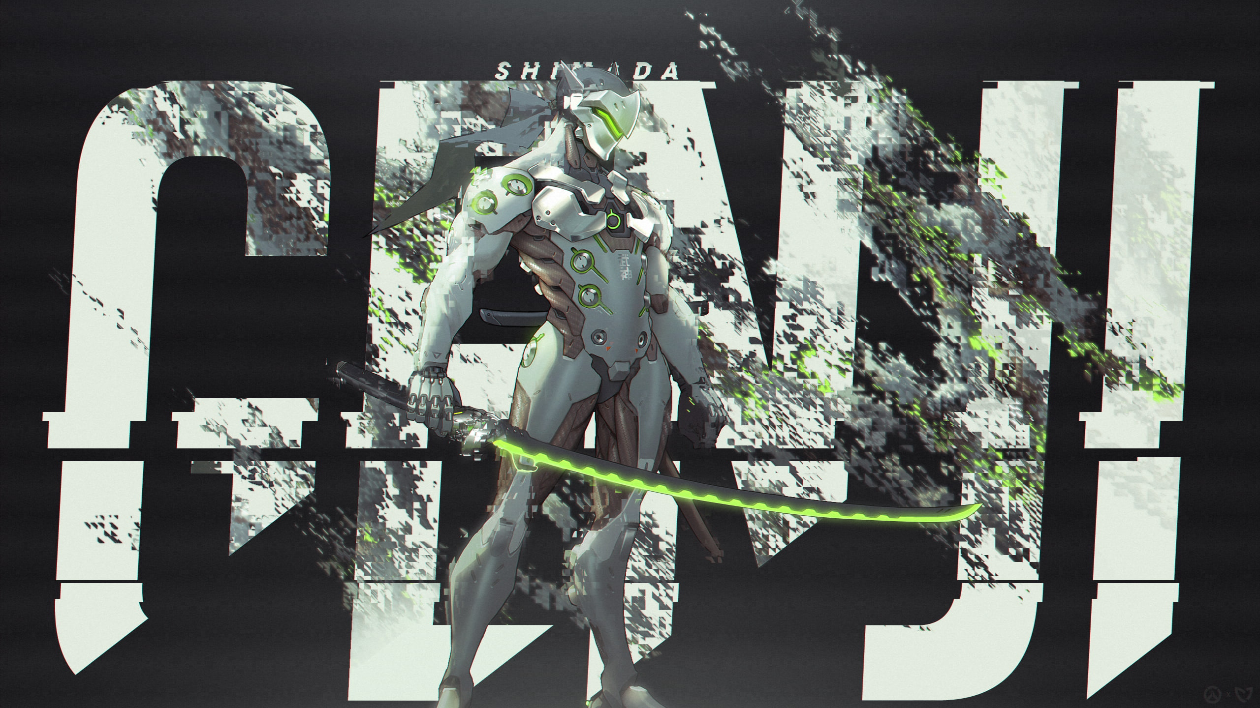 Blizzard Entertainment, Overwatch, Genji (Overwatch), mikoyanx (Author), 2K, HD Wallpaper