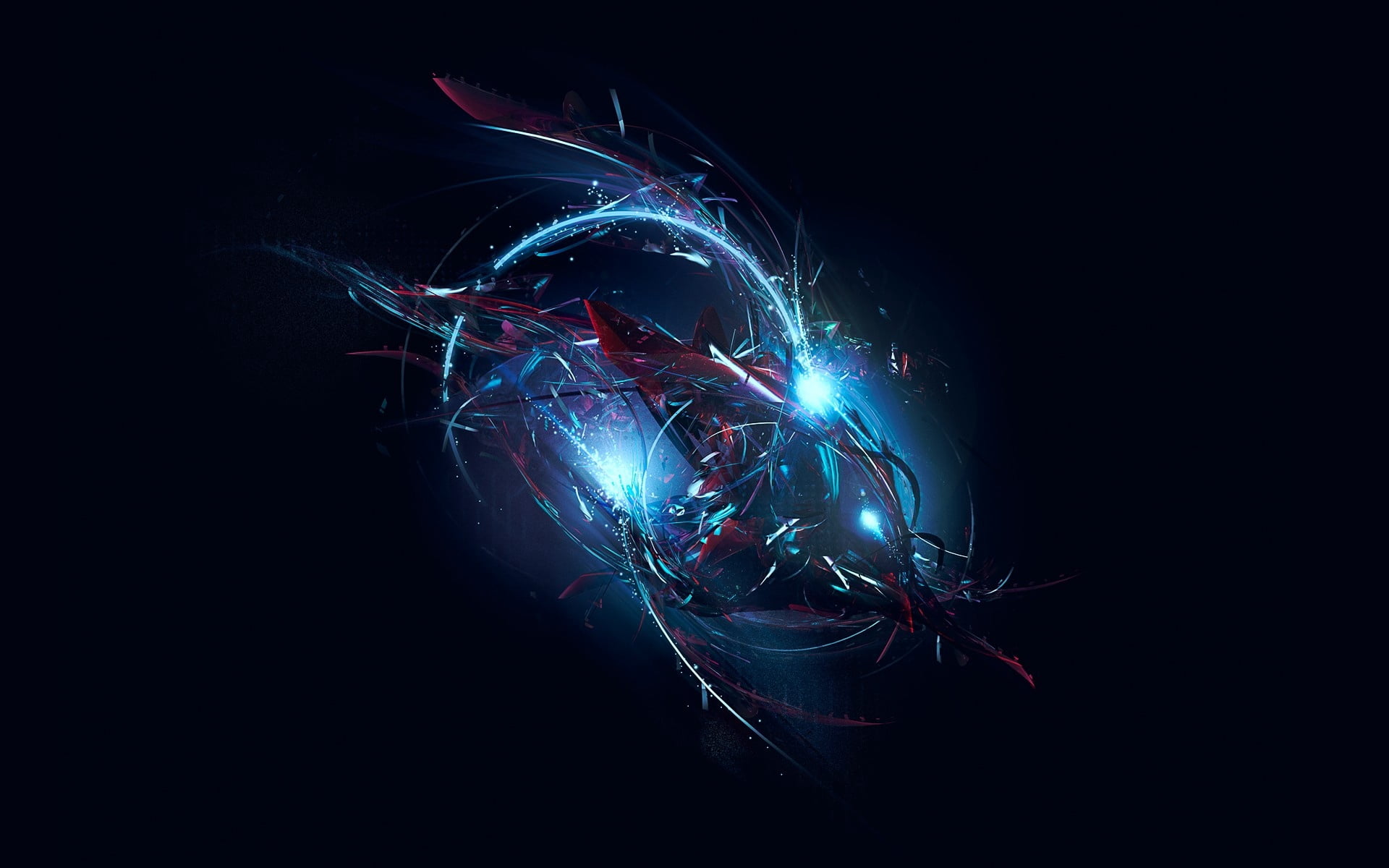 motion, dark, power supply, purple, shiny, shape, illustration, close-up, creativity, copy space, bright, light, glowing, indoors, technology, black background, HD Wallpaper