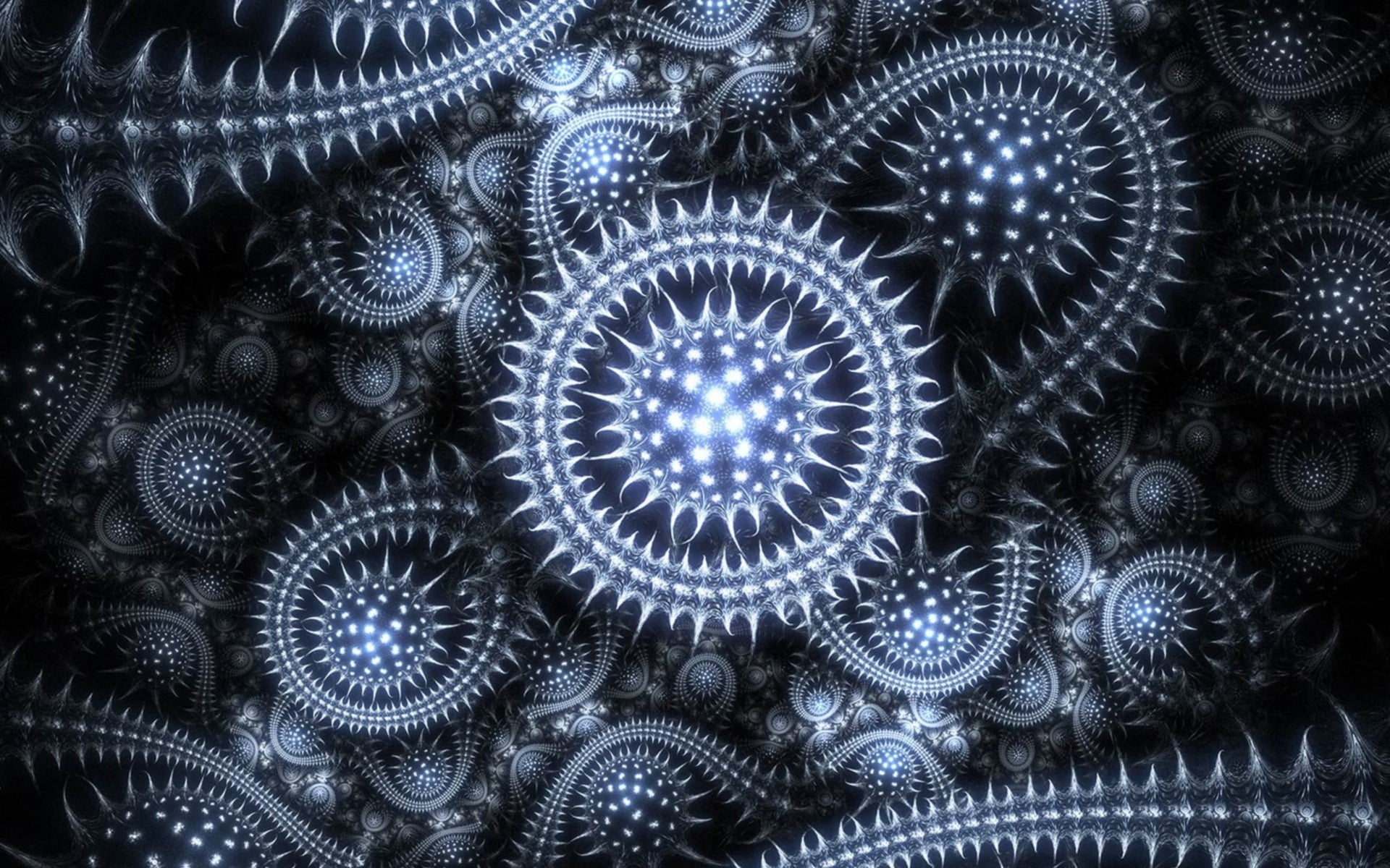 illustration, ceiling, connection, still life, Pattern, spiral, 1080P, abundance, graphic, decoration, shiny, black Color, black, no people, HD Wallpaper