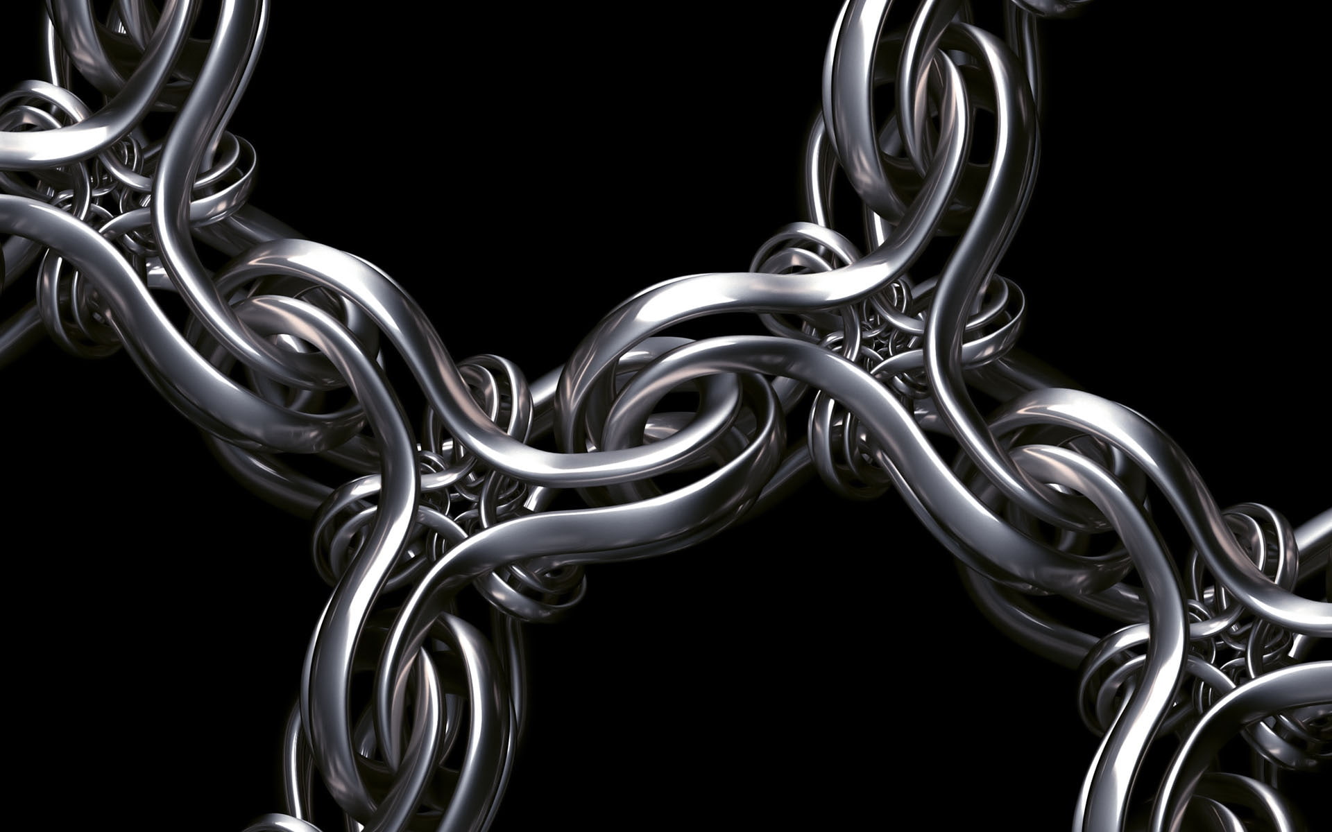 compound, 1080P, wreath, shape, chain, HD Wallpaper