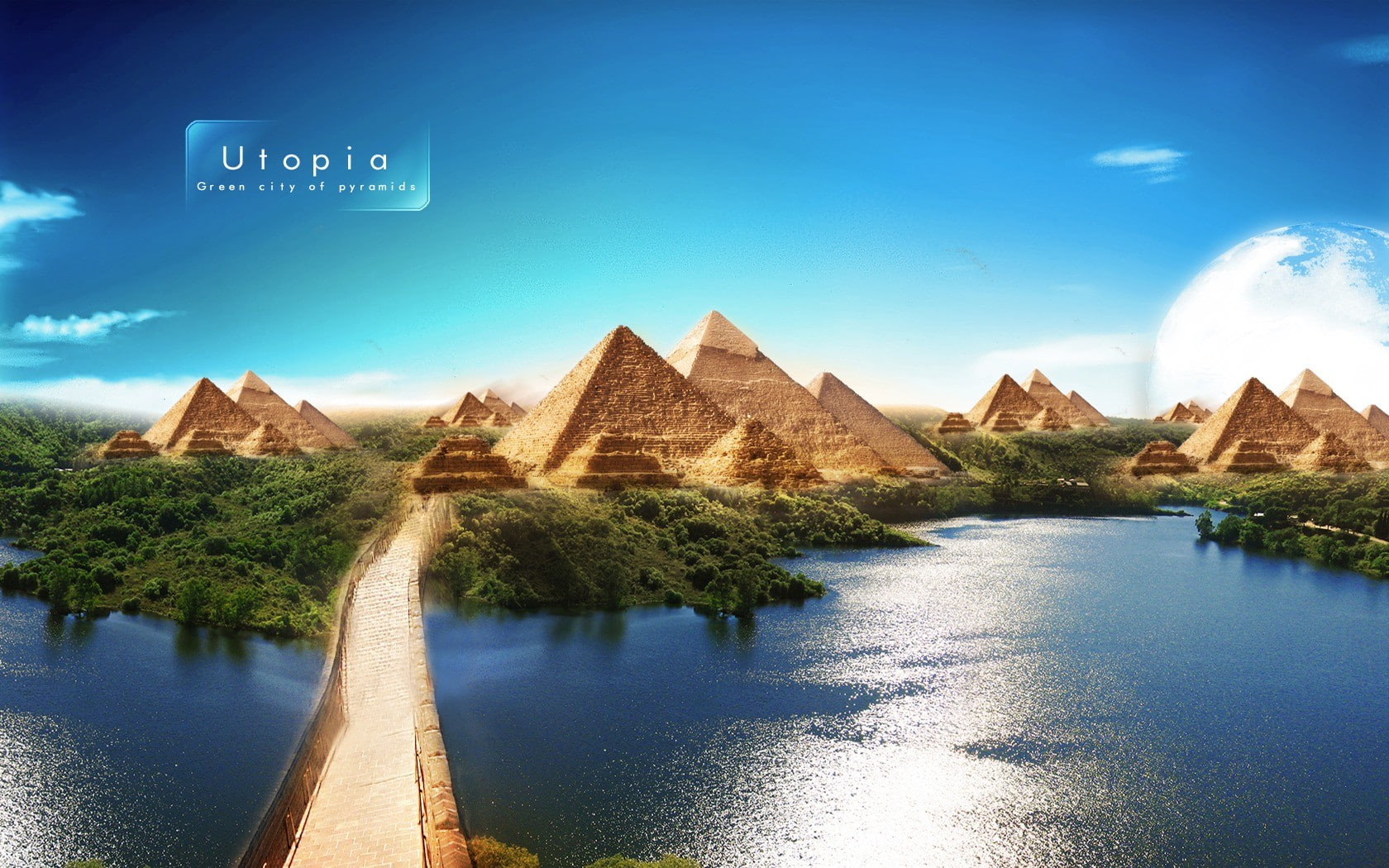 Utopia, Pyramid, 720P, Channel, HD Wallpaper