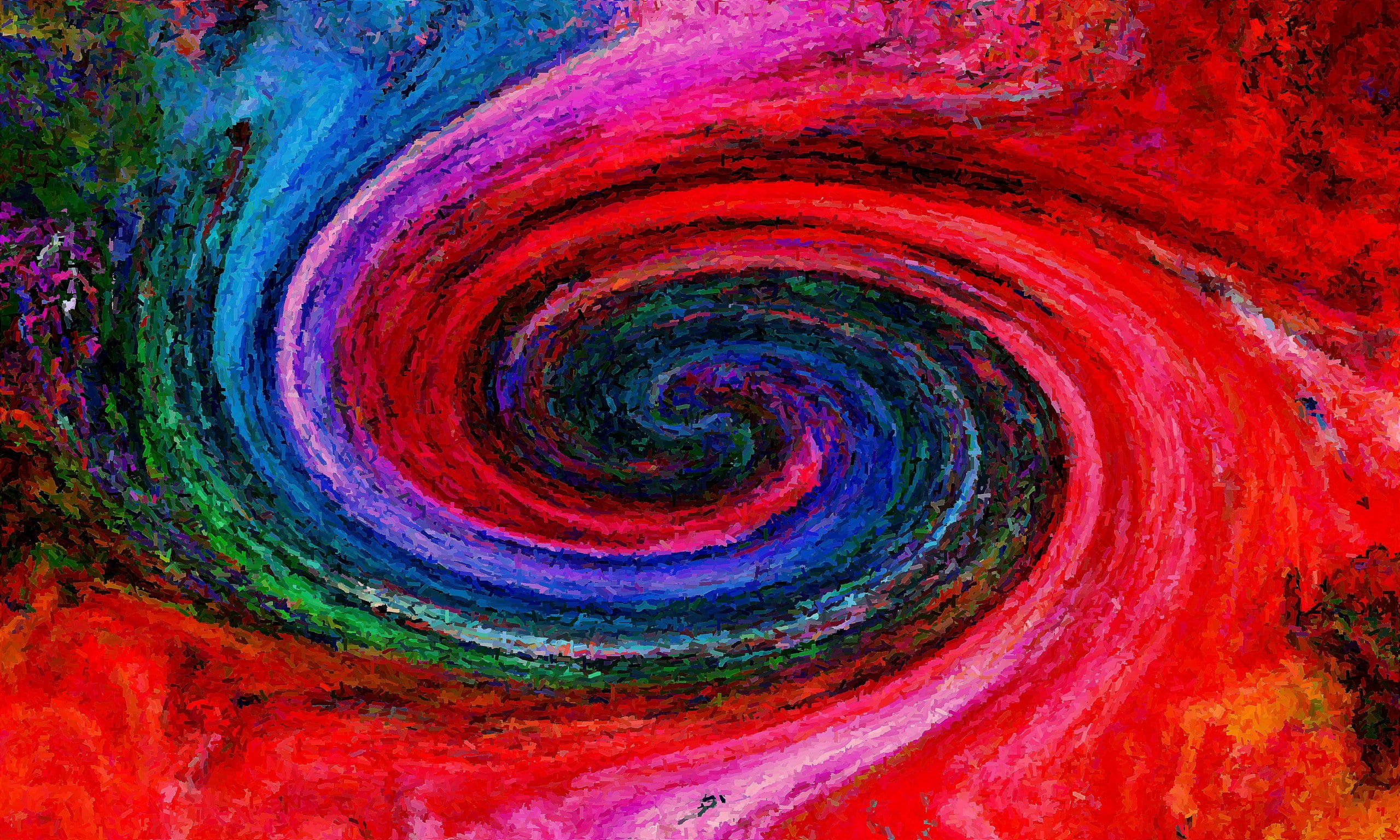 paint, nature, shape, water, multi colored, circle, swirl, creativity, backgrounds, colorful, outdoors, red, motion, geometric shape, full frame, abstract, HD Wallpaper