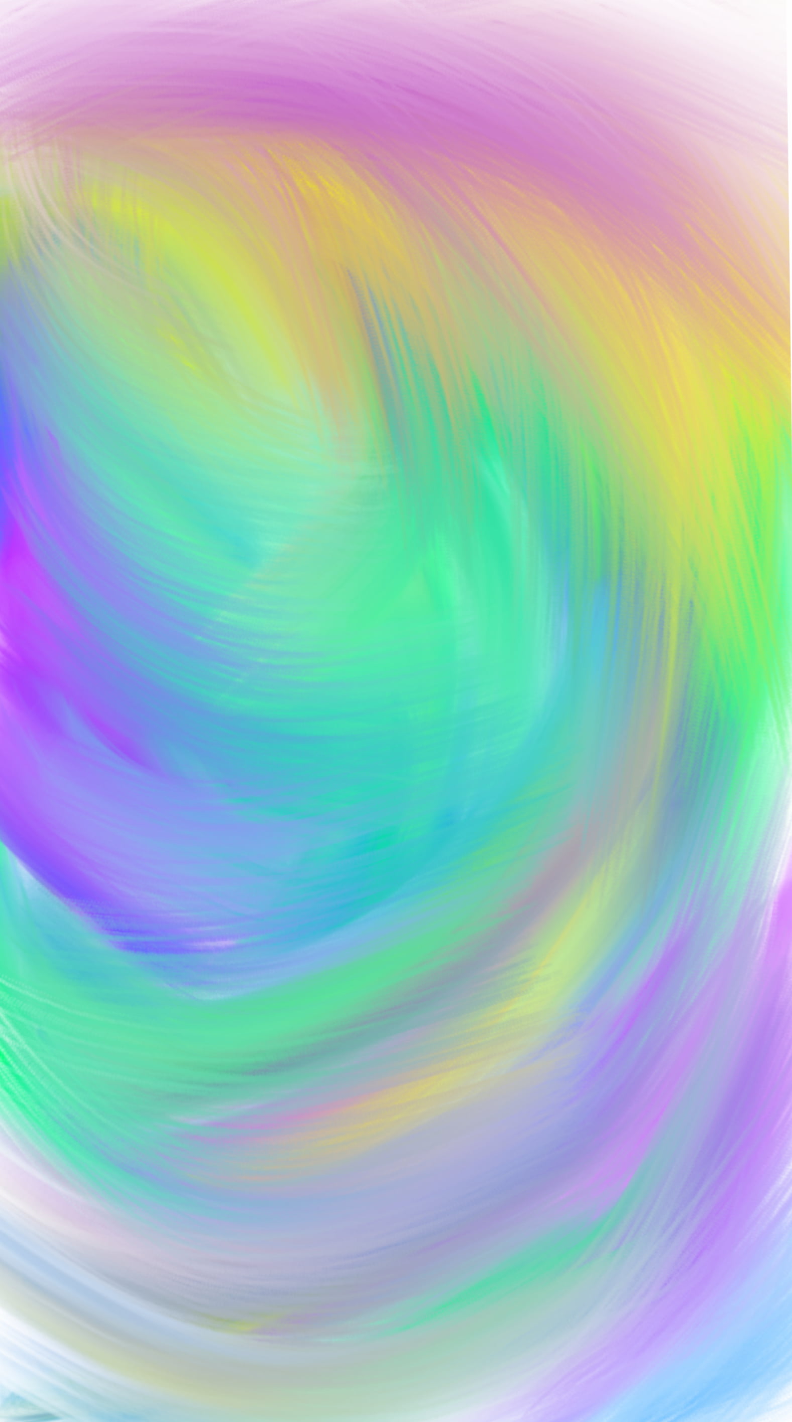 psychedelic, abstract backgrounds, smudged, yellow, spiral, vibrant color, flowing, purple, multicolored, vitality, multi colored, rainbows, Phone HD Wallpaper