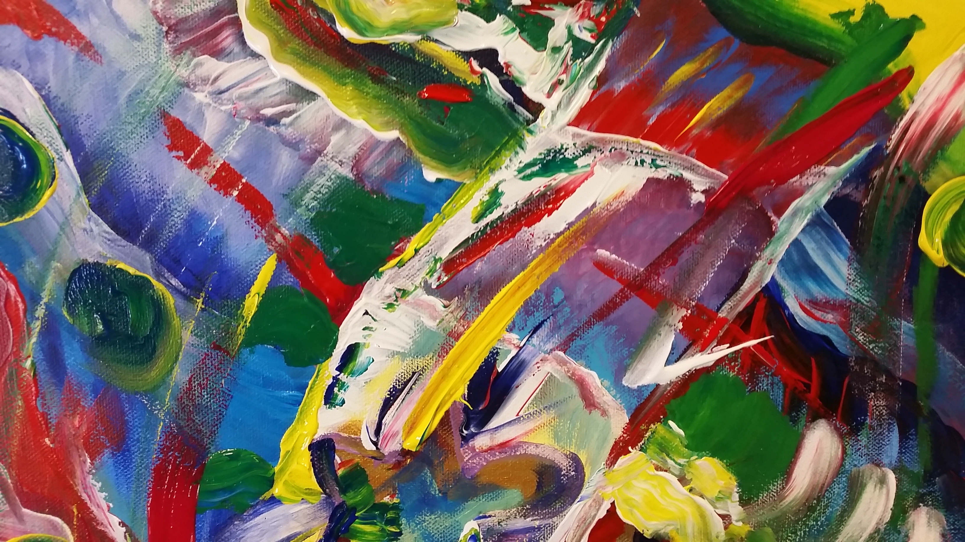 brush Stroke, art, paintbrush, vibrant color, paint, colors, acrylic Painting, art and craft, oil Painting, indoors, abstract, artwork, abstract art, backgrounds, HD Wallpaper