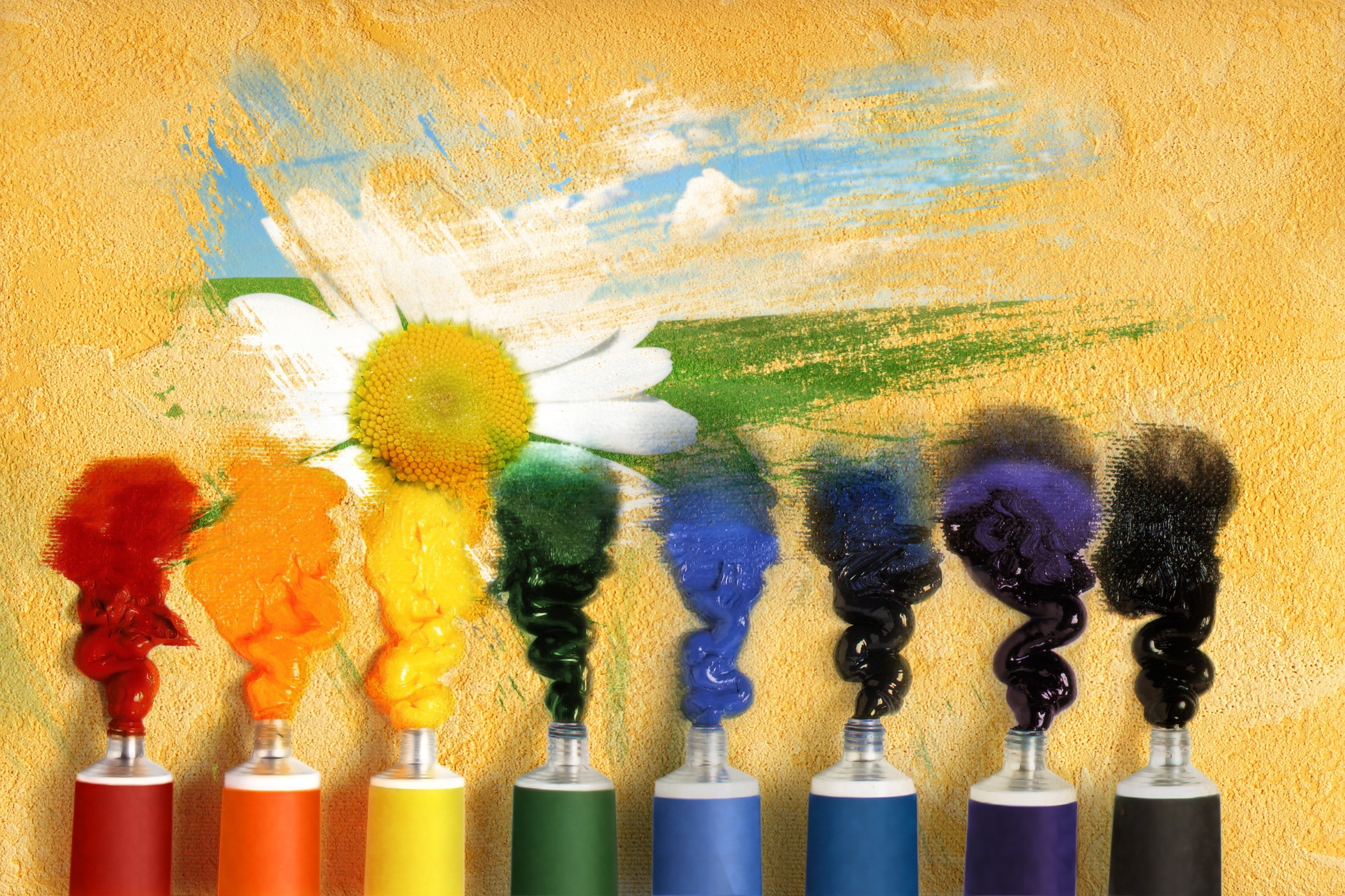 choice, pink Color, brush, colors, variation, gouache, blue, mood, art and craft, backgrounds, color Image, studio shot, paintbrush, multi Colored, no People, HD Wallpaper