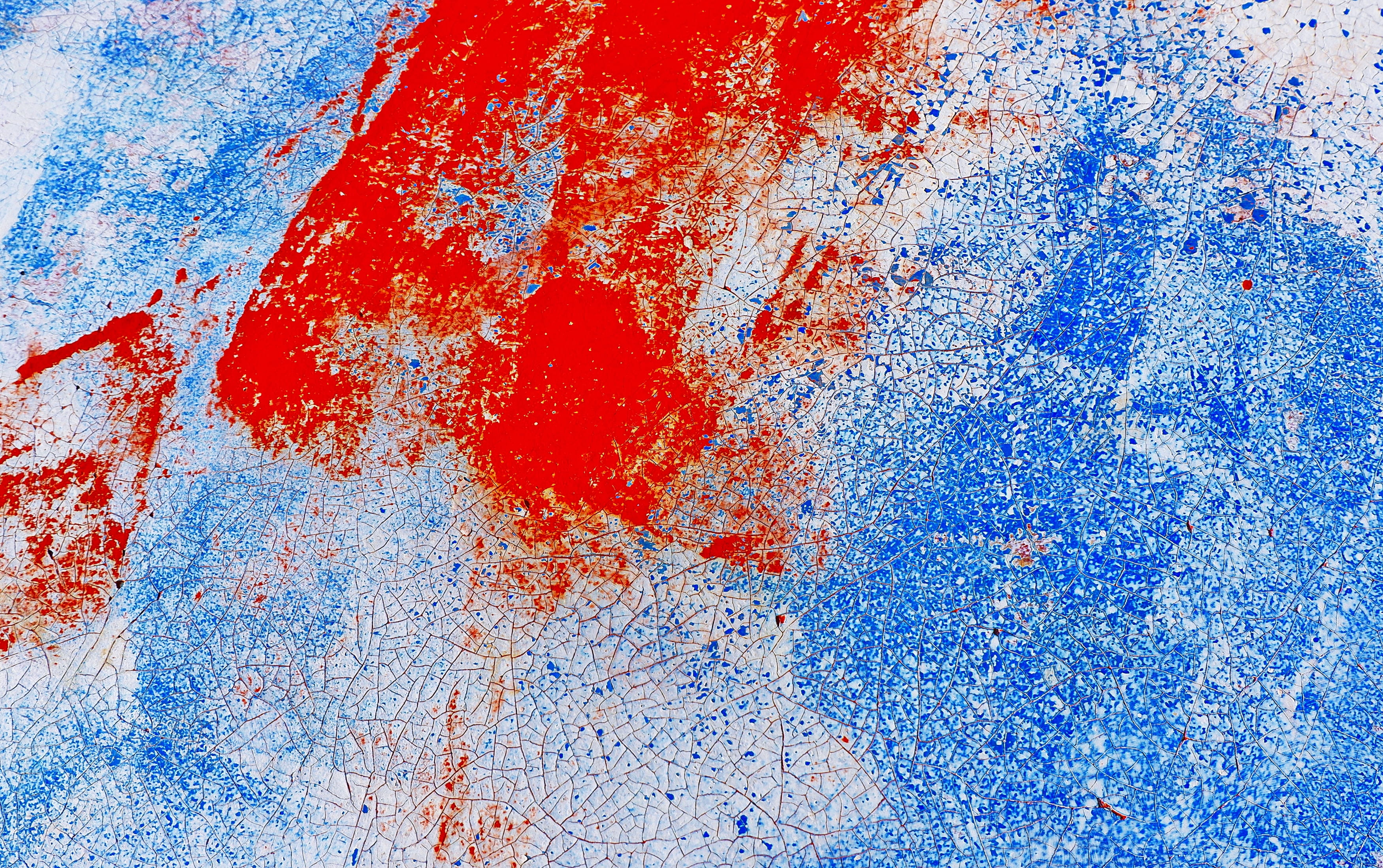 textured, paint, back, home decor, day, stain, outdoors, plot, backgrounds, pattern, art, red, white color, diagram, rust, creativity, painting, texture, HD Wallpaper