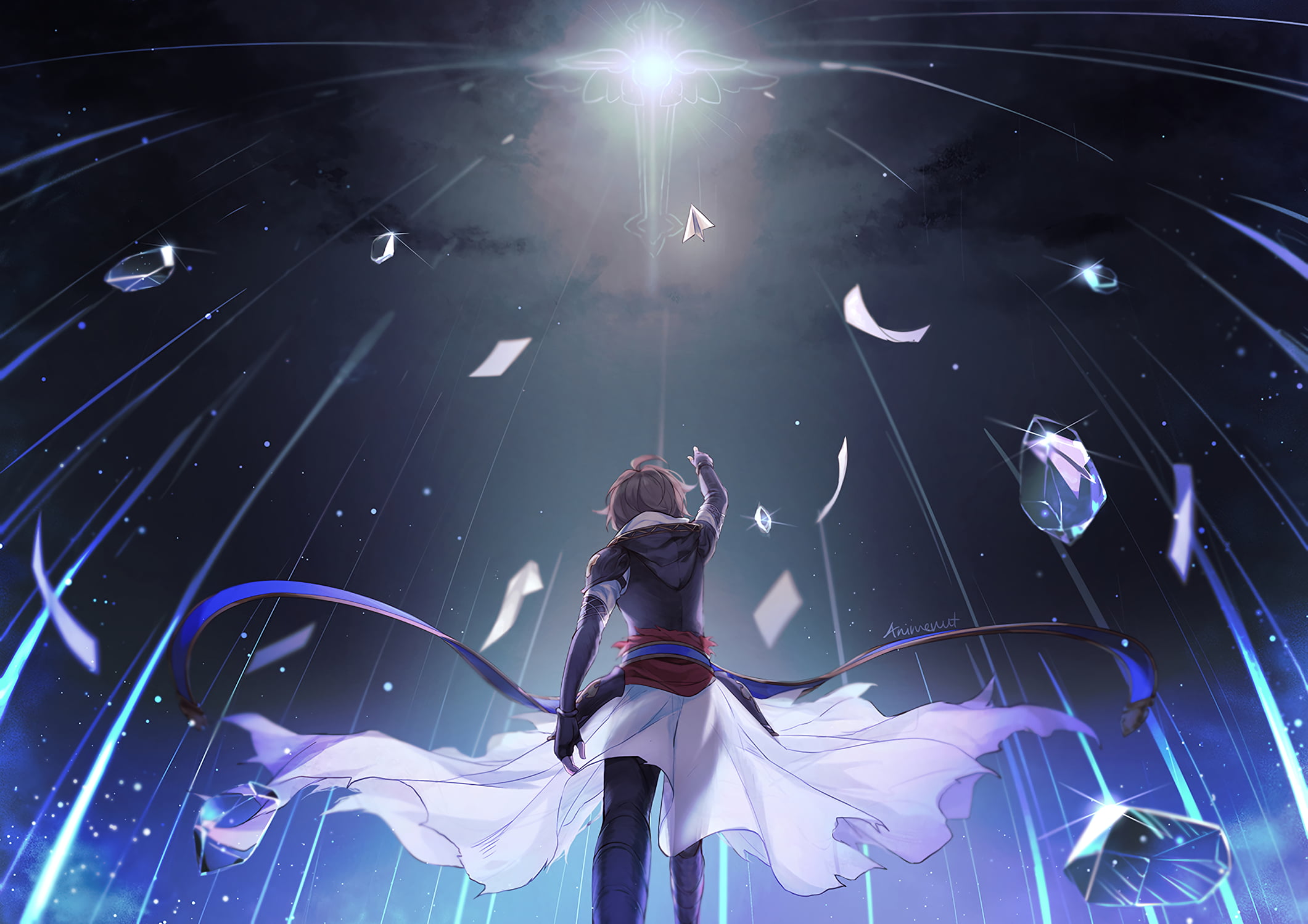 Sandalphon (Granblue Fantasy), 1080P, Anime, Granblue Fantasy, HD Wallpaper