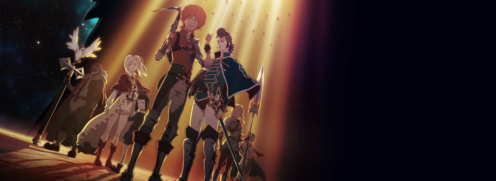Rage of Bahamut: Genesis, Jeanne dArc (Rage of Bahamut), Amira (Rage of Bahamut), Kaisar Lidfard, Anime, Lavalley (Rage of Bahamut), Rita (Rage of Bahamut), HD Wallpaper