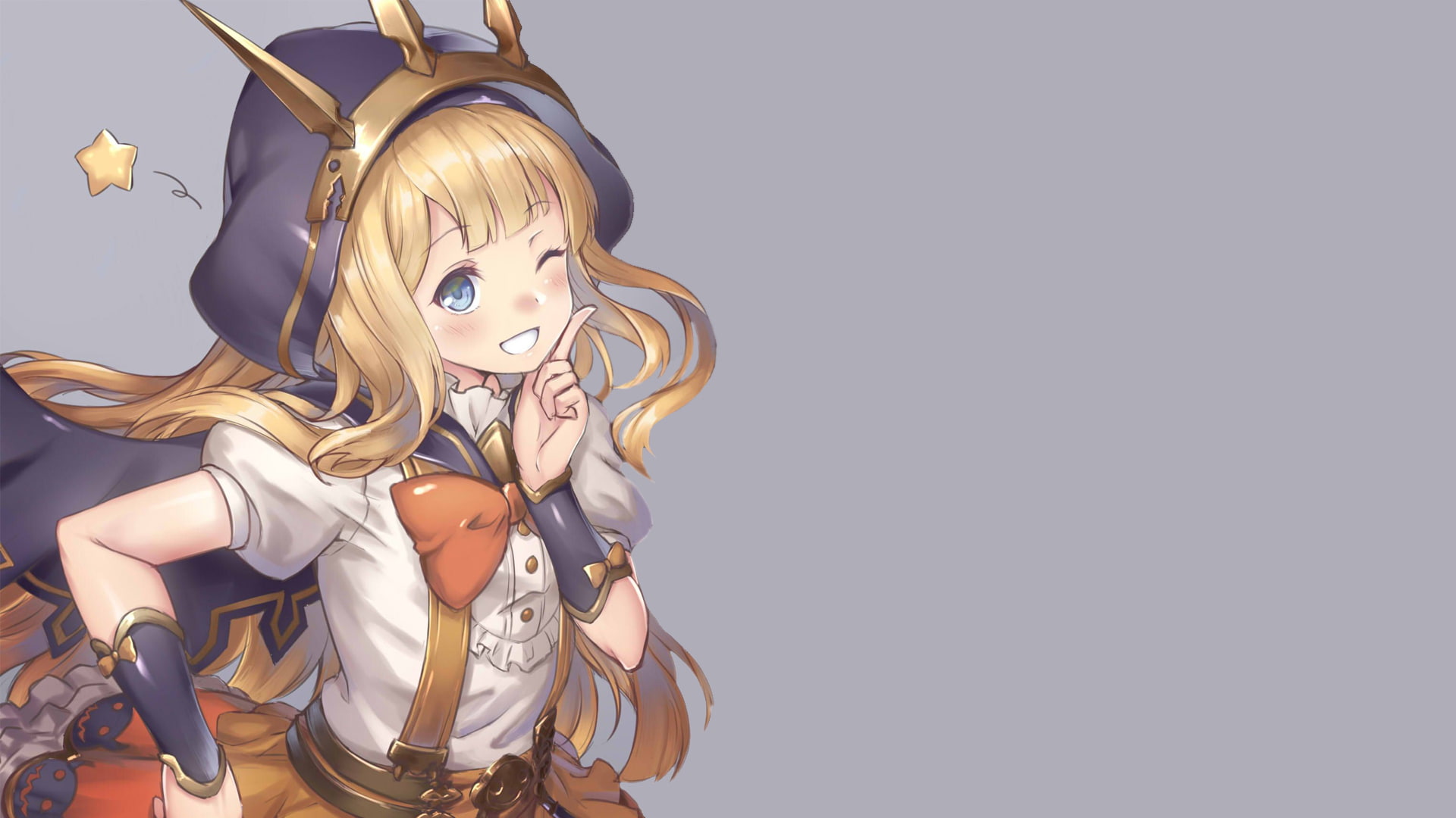 1080P, Cagliostro (Granblue Fantasy), hoods, anime girls, Granblue Fantasy, HD Wallpaper