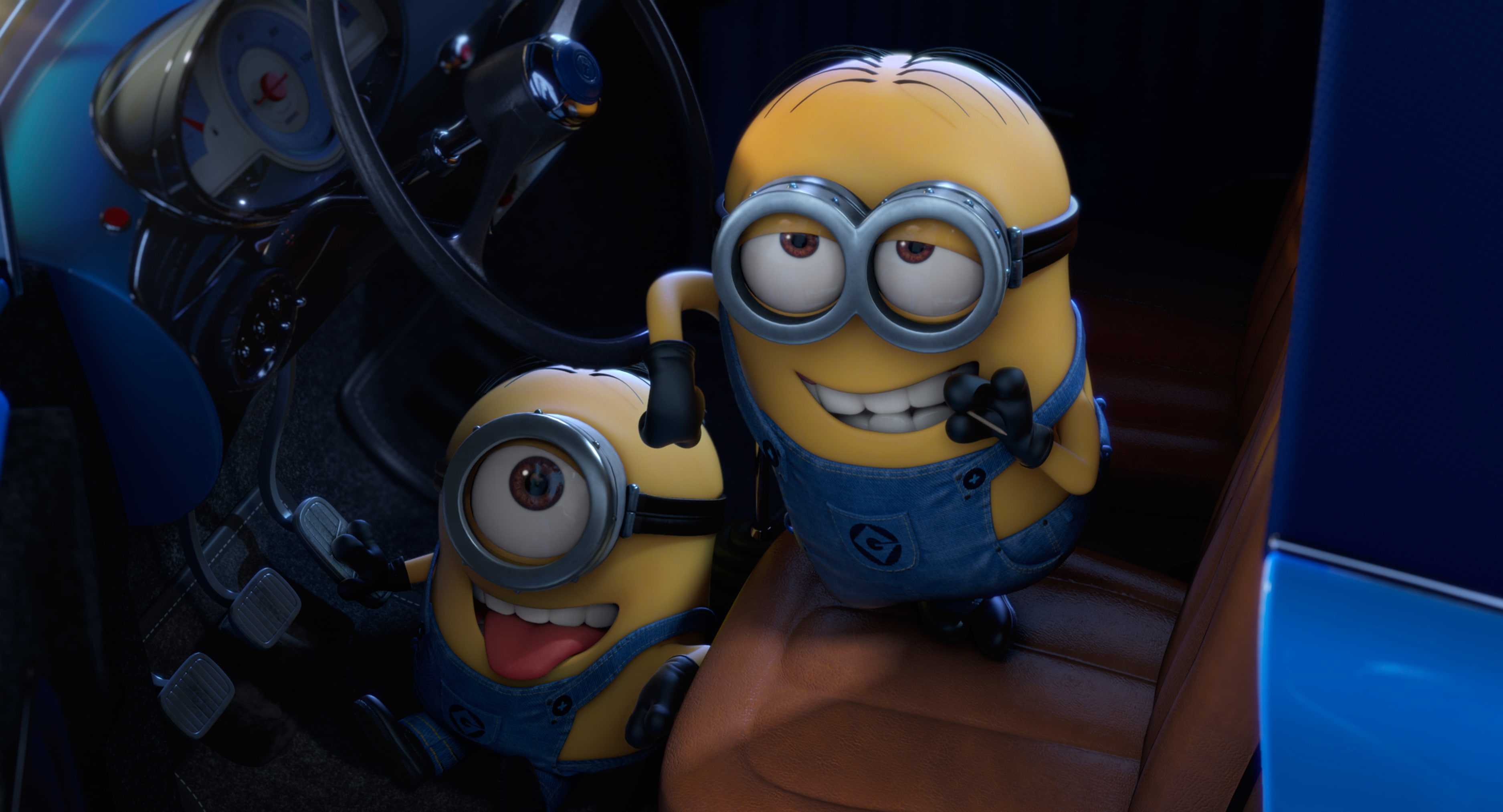 2K, car, minions, glory, movies, HD Wallpaper