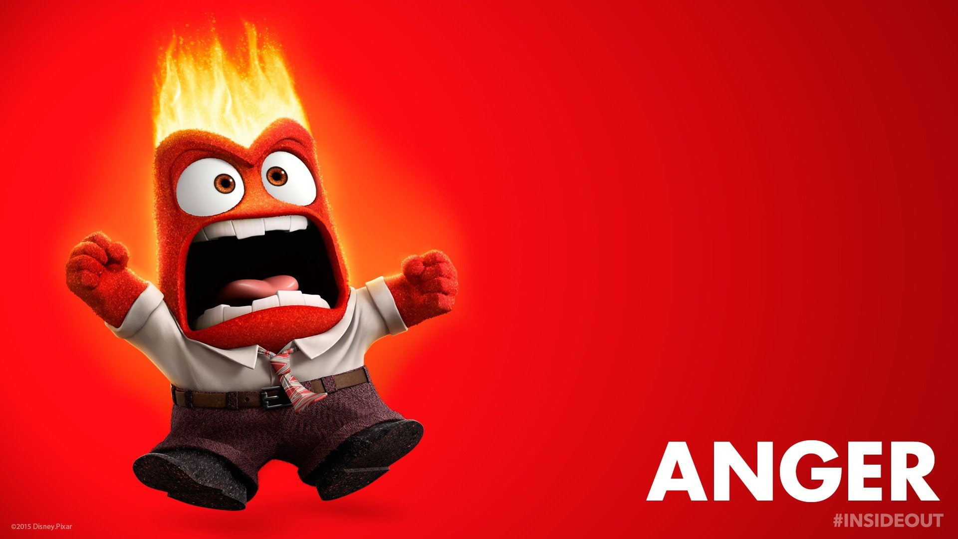 anger, Inside Out, 1080P, HD Wallpaper
