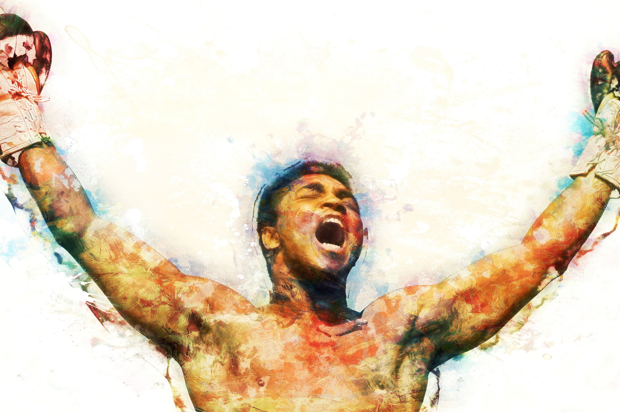 1080P, Mohammed Ali, Mohamed ali, boxer, gloves, HD Wallpaper