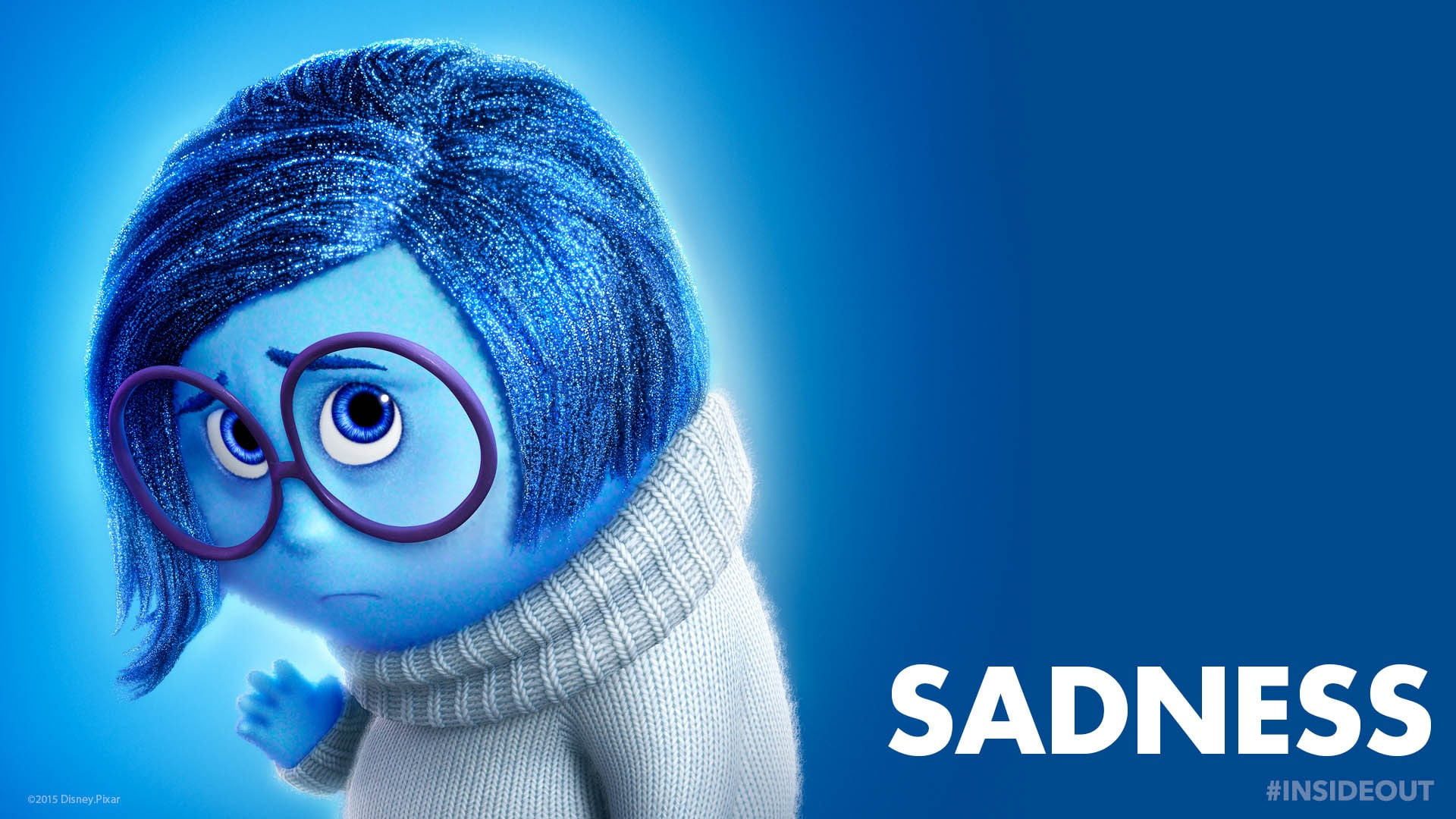 1080P, Inside Out, sadness, HD Wallpaper
