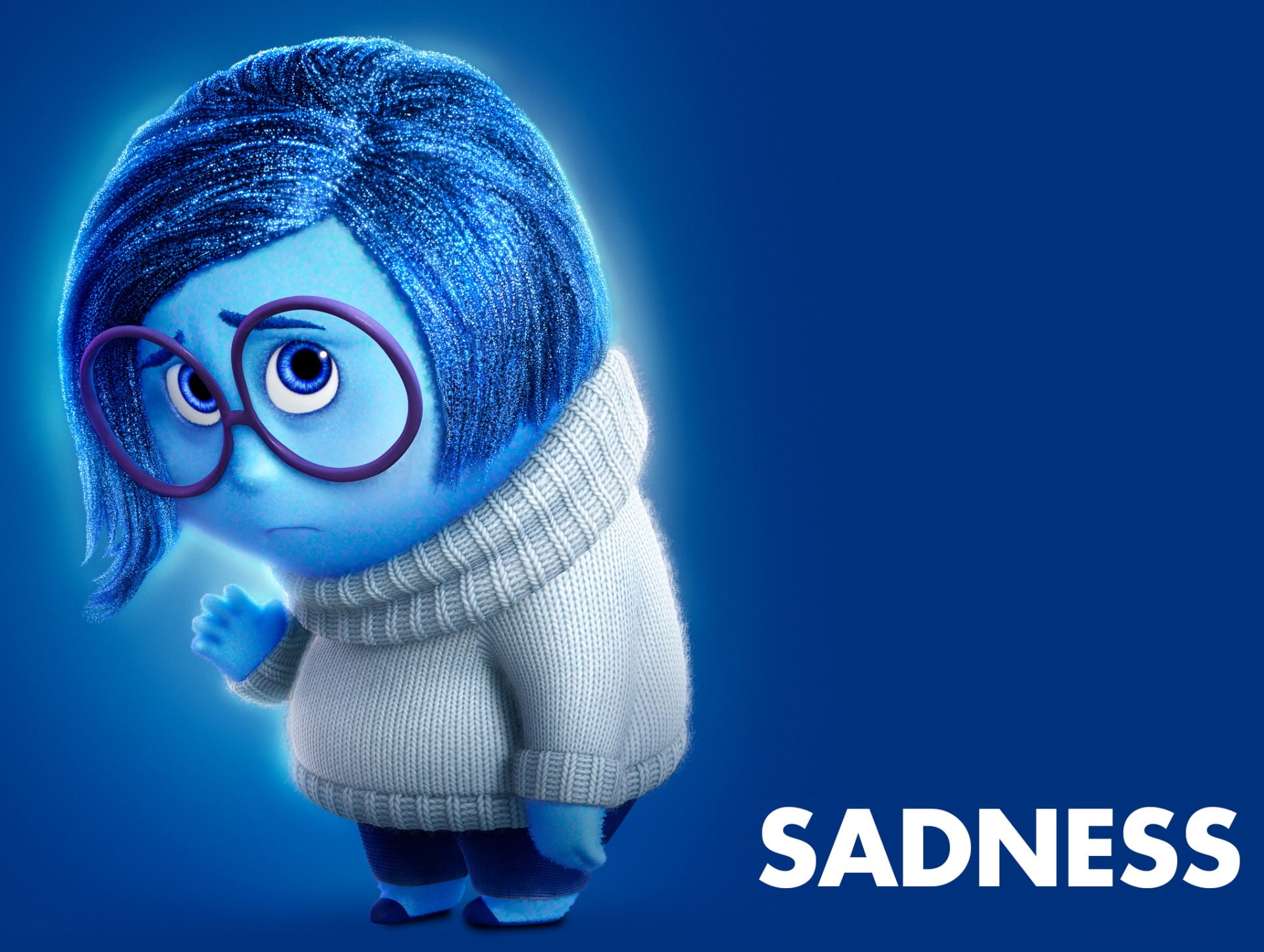 Sadness (Inside Out), Inside Out, Movie, 1080P, HD Wallpaper