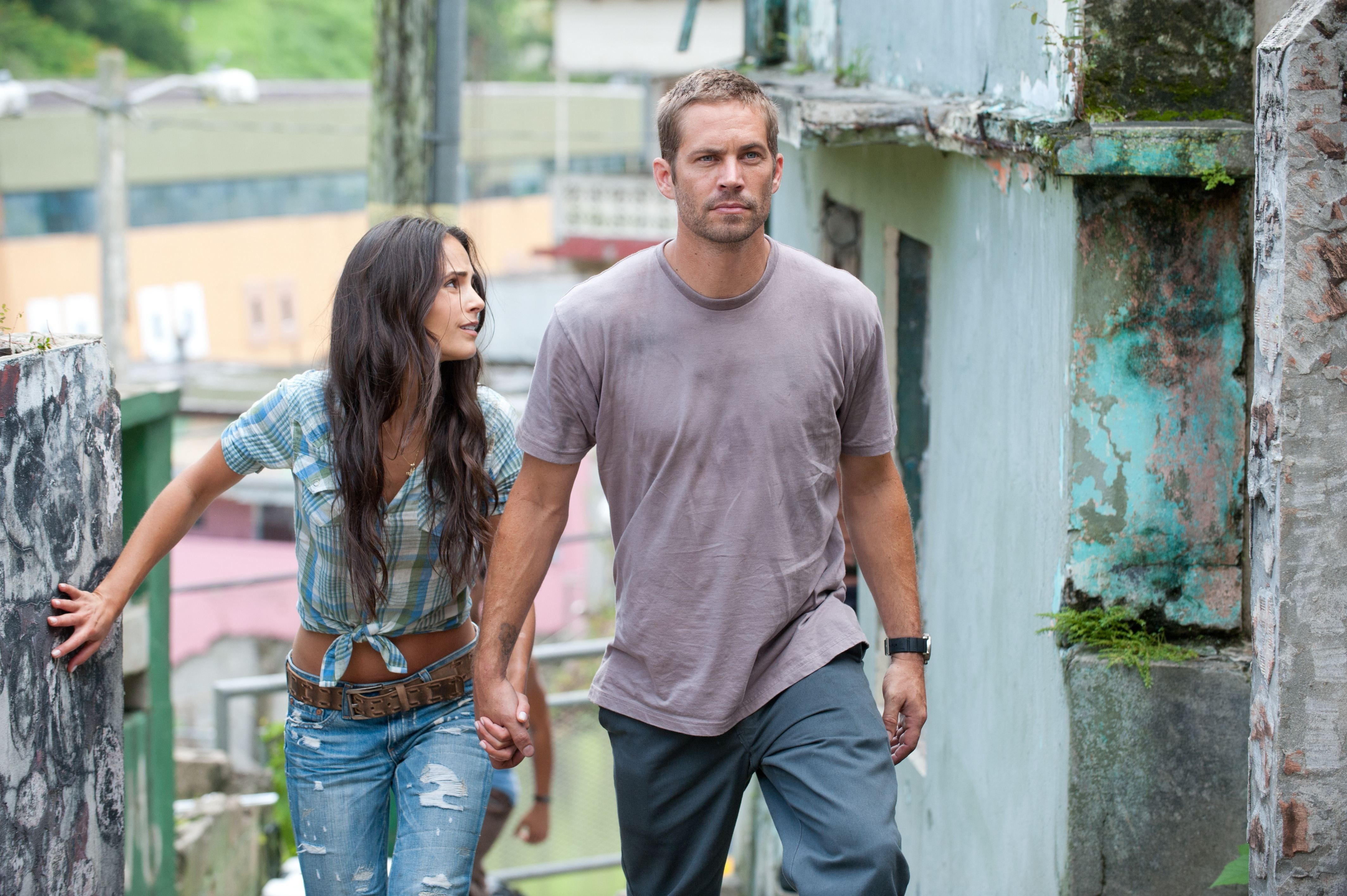 Jordana Brewster, movies, Fast and Furious, 4K, Paul Walker, HD Wallpaper