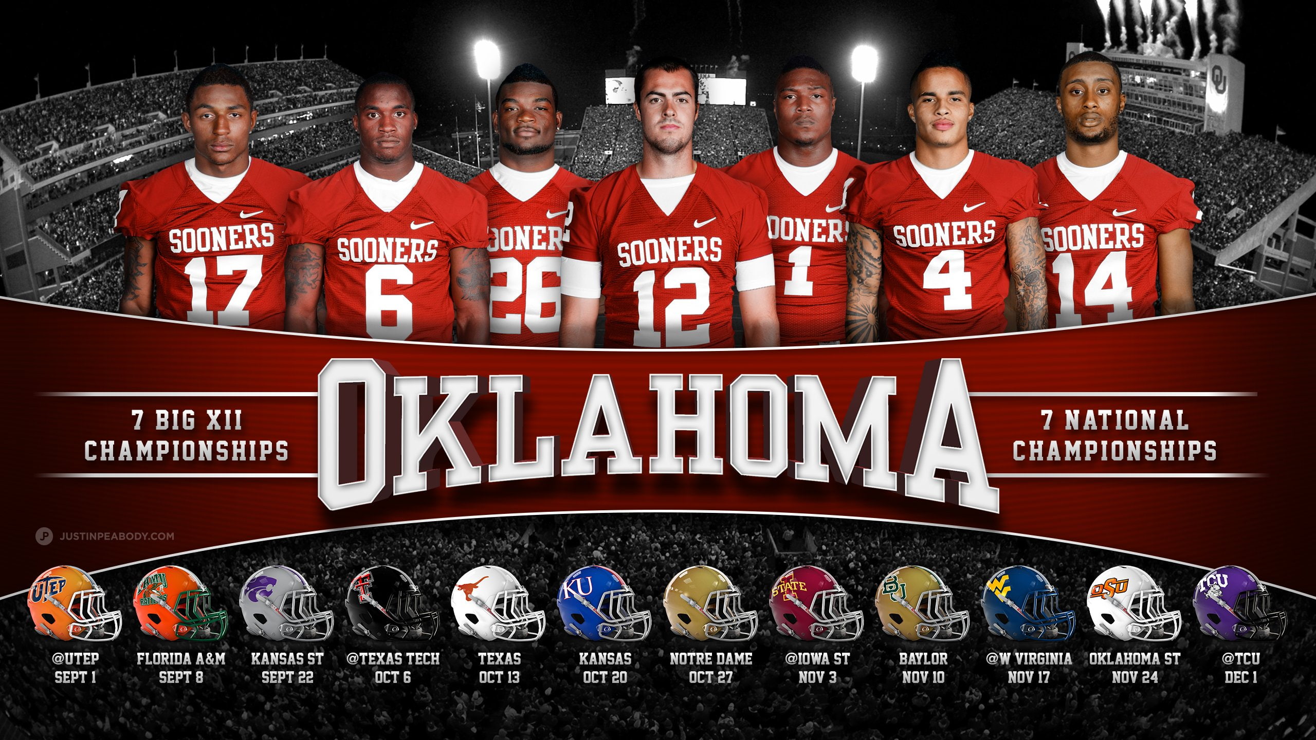 2K, college, football, sooners, oklahoma, HD Wallpaper