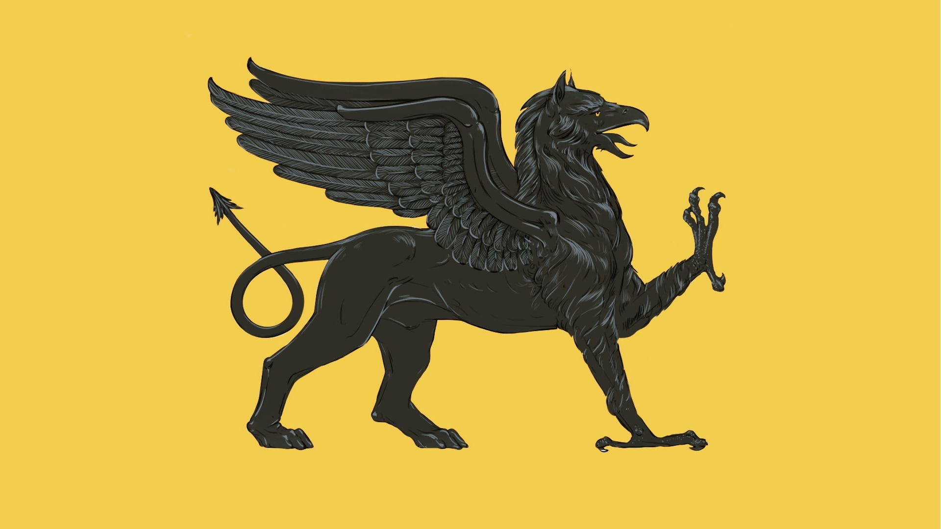 illustration, fantasy, eagle, Grand Tartaria, dragon, symbol, Great Tartary, 1080P, young adult, power, domestic, one person, art, vector, representation, HD Wallpaper