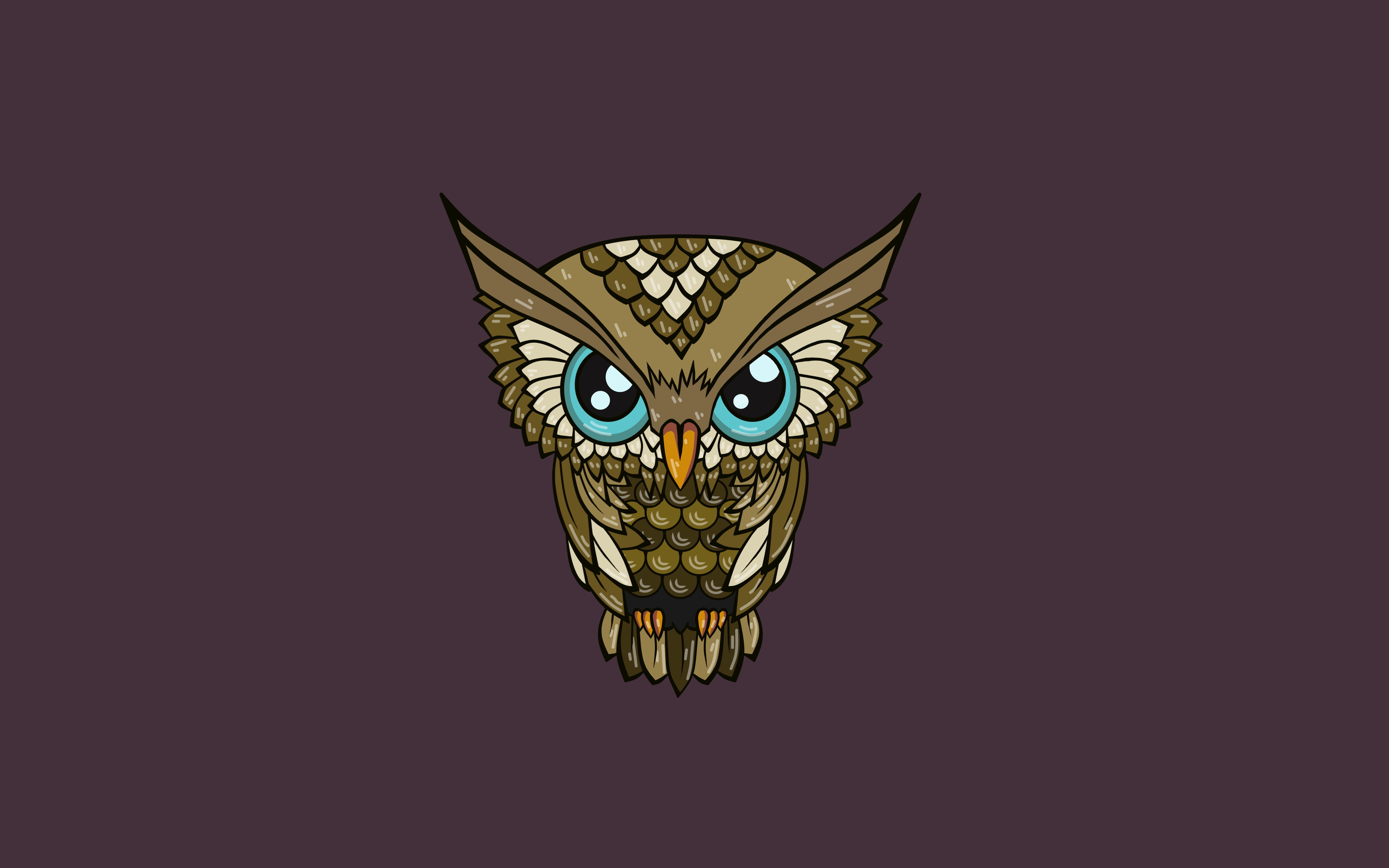 illustration, representation, black Color, indoors, brown, mask, animal head, art and craft, vector, animal representation, white, mascot, animal themes, HD Wallpaper