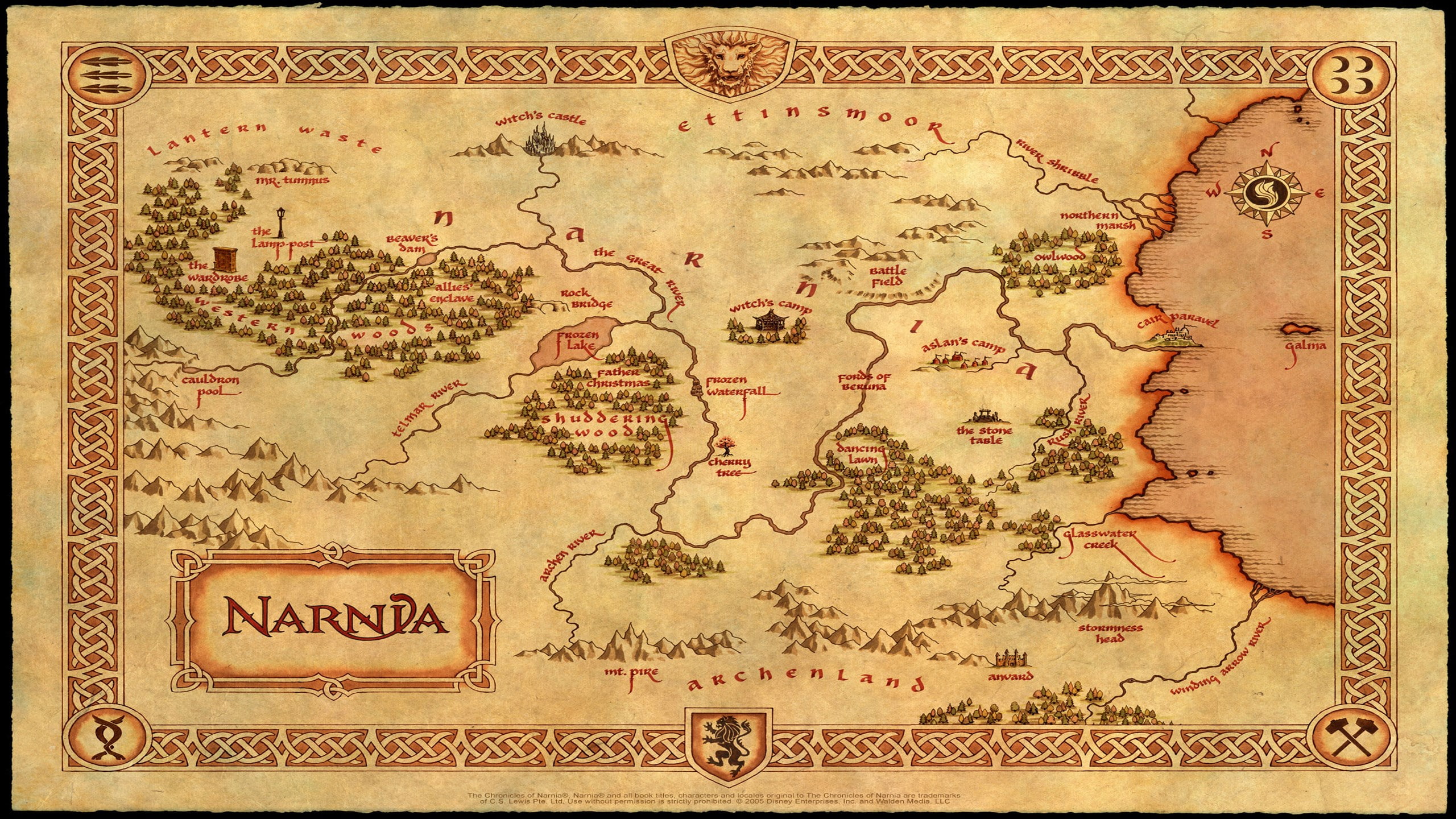 the chronicles of narnia the lion the witch and the wardrobe, 2K, HD Wallpaper