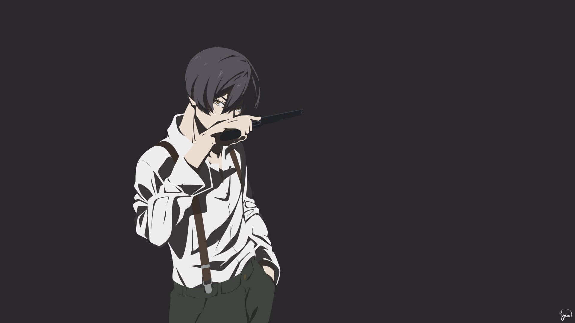1080P, 91 Days, anime boys, Angelo Lagusa, HD Wallpaper
