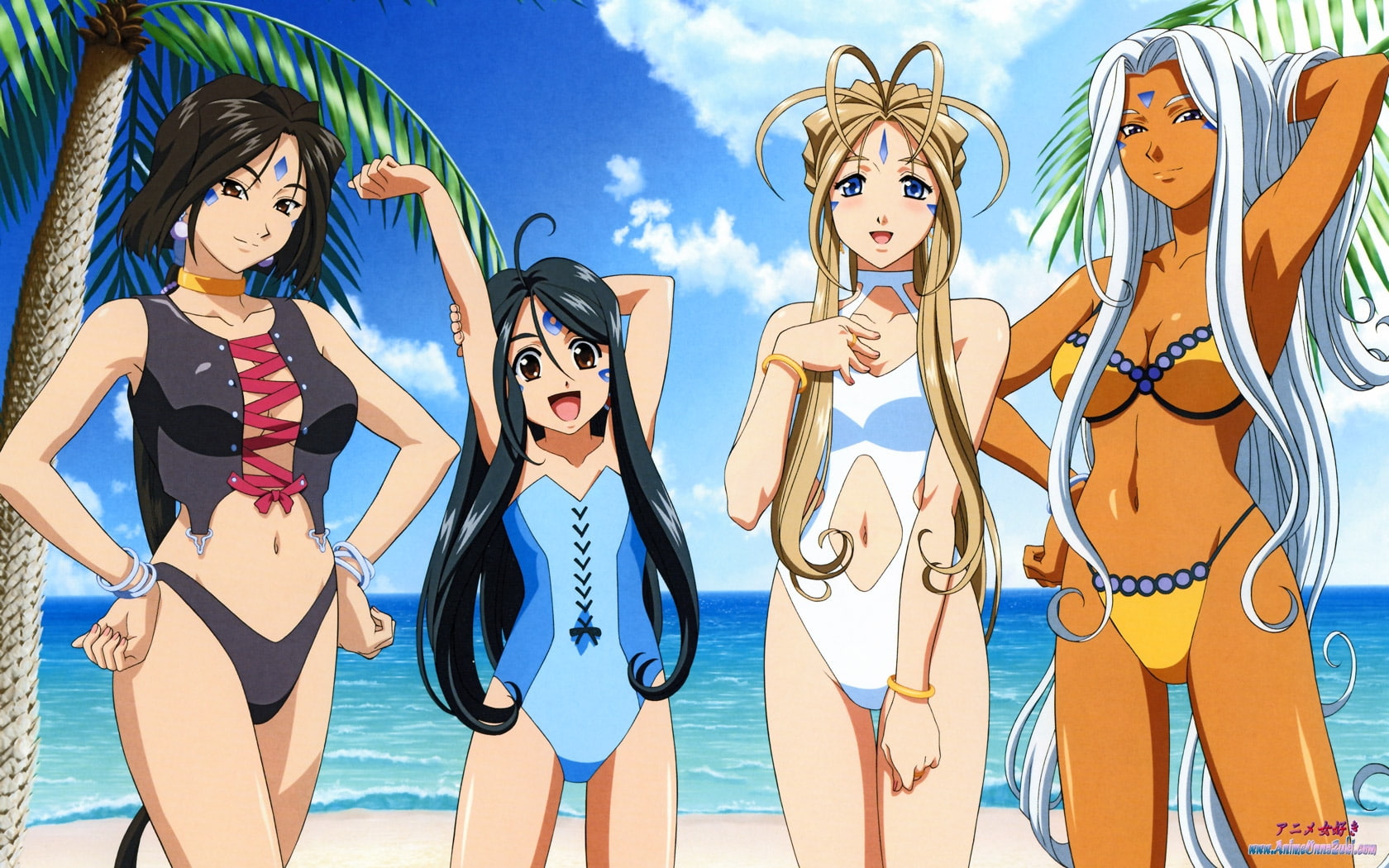 skuld, hd, goddess, x, ah, belldandy, art, anime, 720P, HD Wallpaper