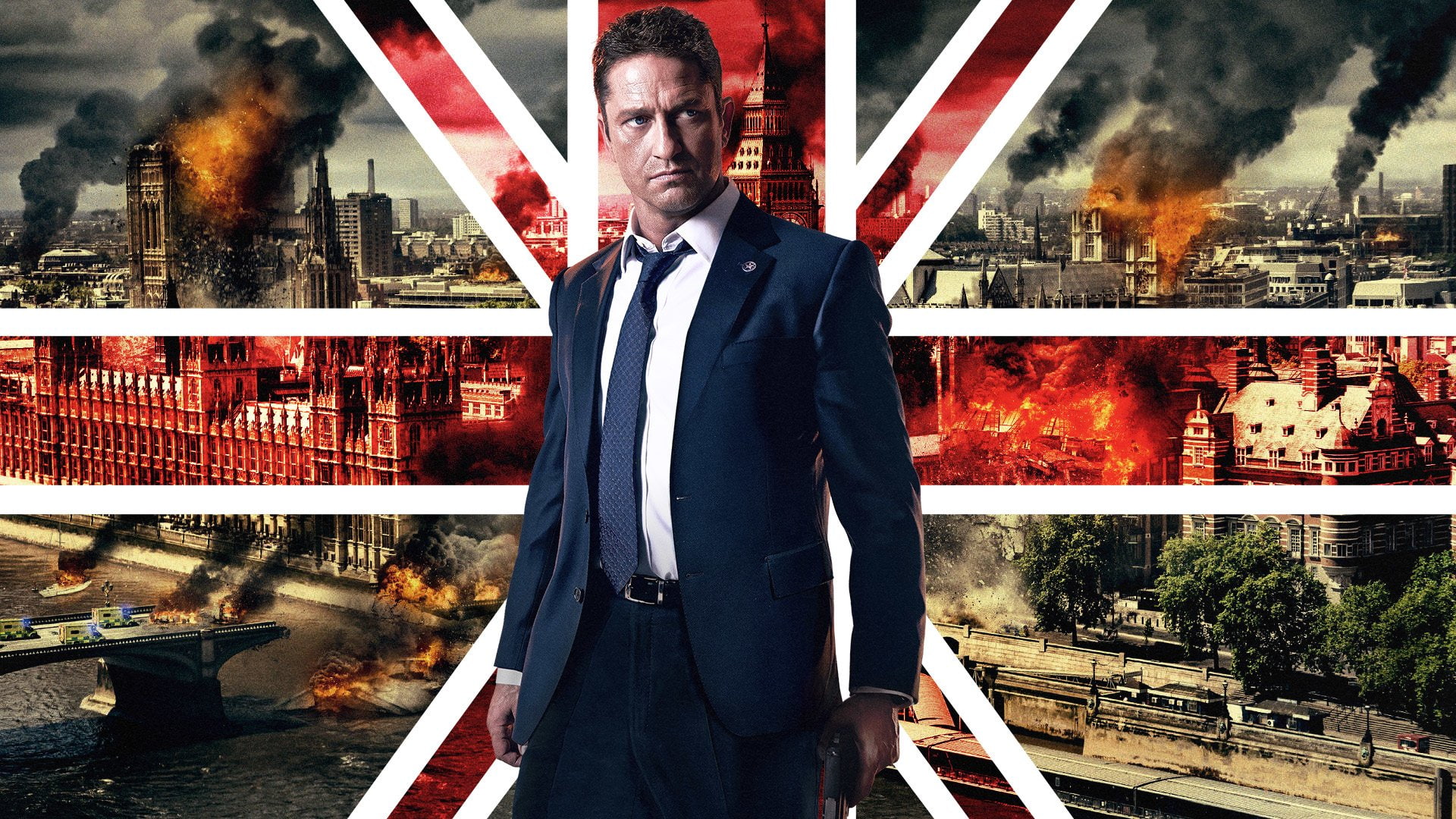 Movie, Gerard Butler, Mike Banning, London Has Fallen, 1080P, HD Wallpaper