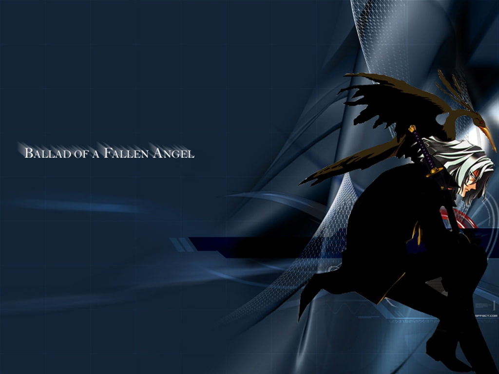 cowboy, cowboy bebop, vicious, angel, bebop, 480P, art, anime, ballad, hd, fallen, HD Wallpaper
