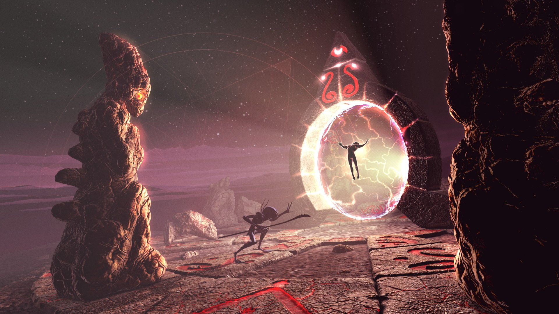 Sci Fi, Gate, Star Gate, Dark, Demon, Alien, Fallen Angel, 1080P, HD Wallpaper