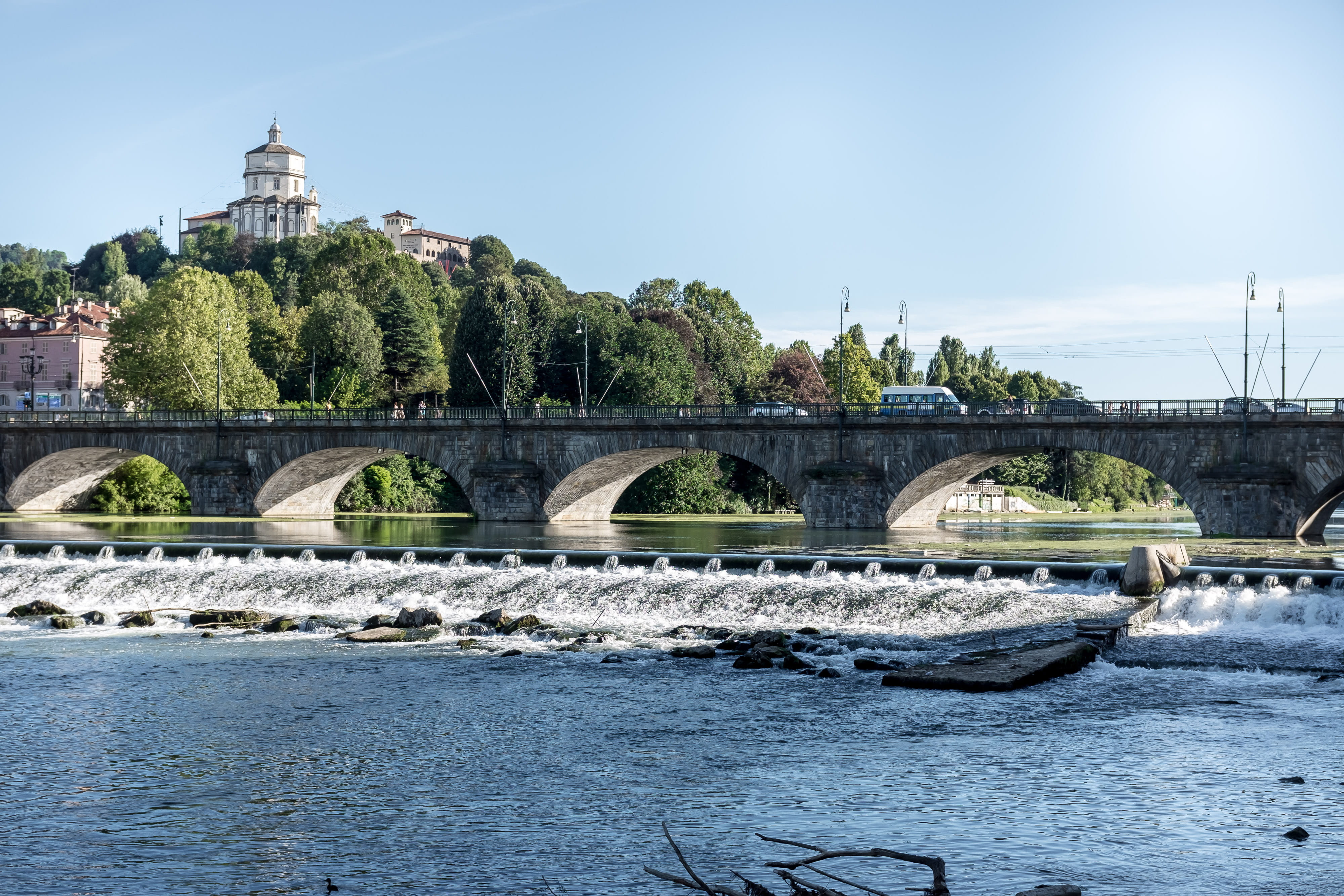 italia, bridge, travel destinations, old, madre, european, 4K, tourism, torino, outdoors, park, summer, isabella, unesco, city, no people, turin, travel, HD Wallpaper