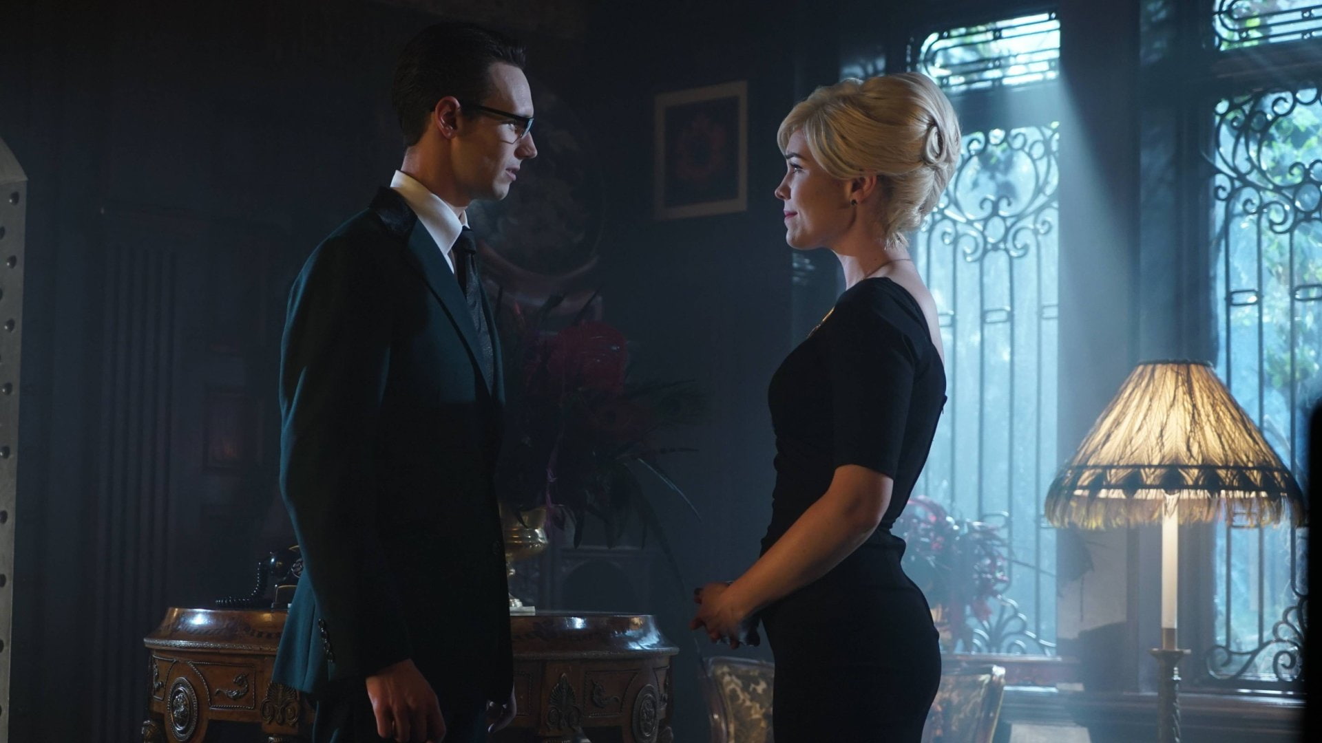 Gotham, Gotham (TV Show), Cory Michael Smith, Isabella (Gotham), Chelsea Spack, Edward Nygma, TV Show, 1080P, HD Wallpaper