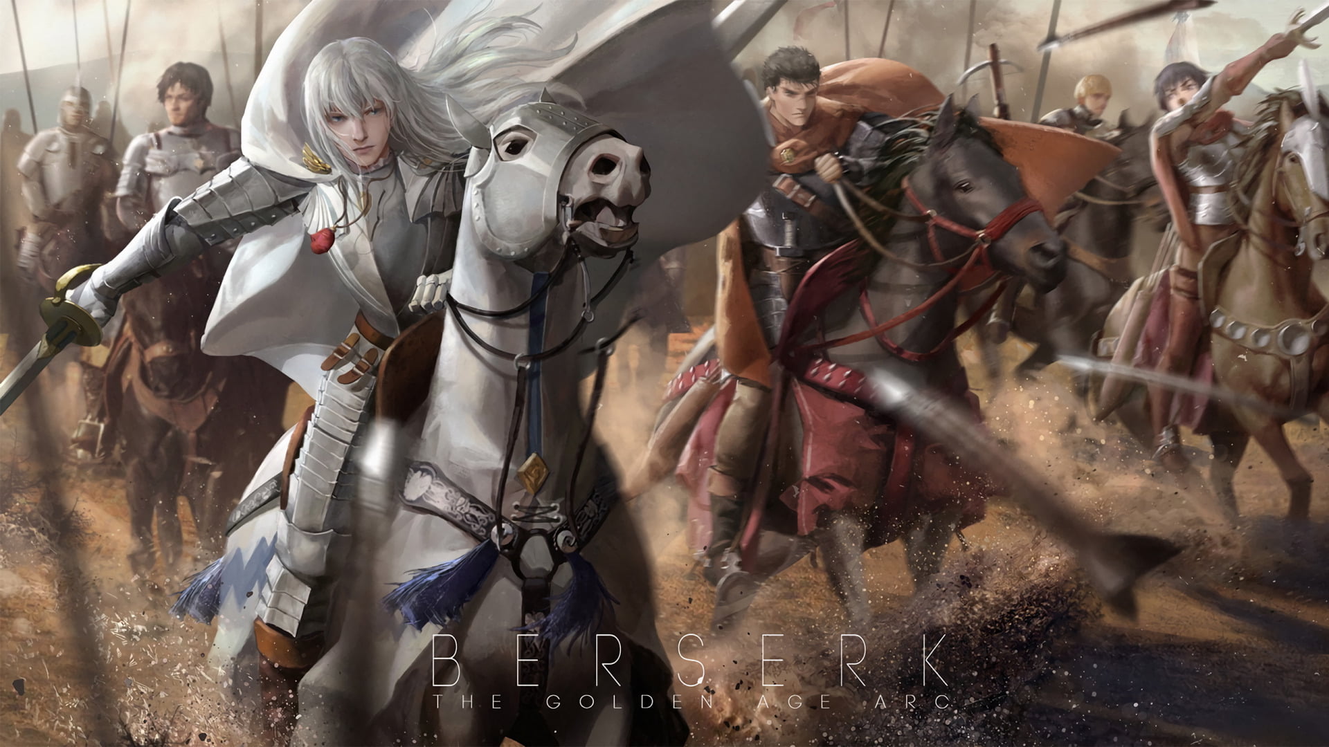 vertebrate, weapon, animal wildlife, mammal, livestock, domestic animals, domestic, men, day, aggression, working animal, Casca (Berserk), pets, Anime, HD Wallpaper