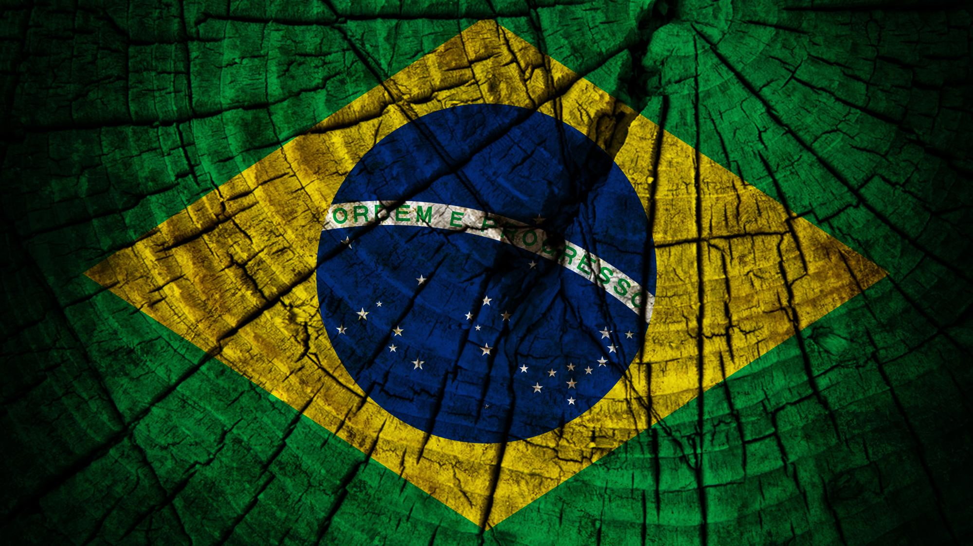 brasil, bandeira, brazil, 1080P, flag, 3d and abstract, HD Wallpaper