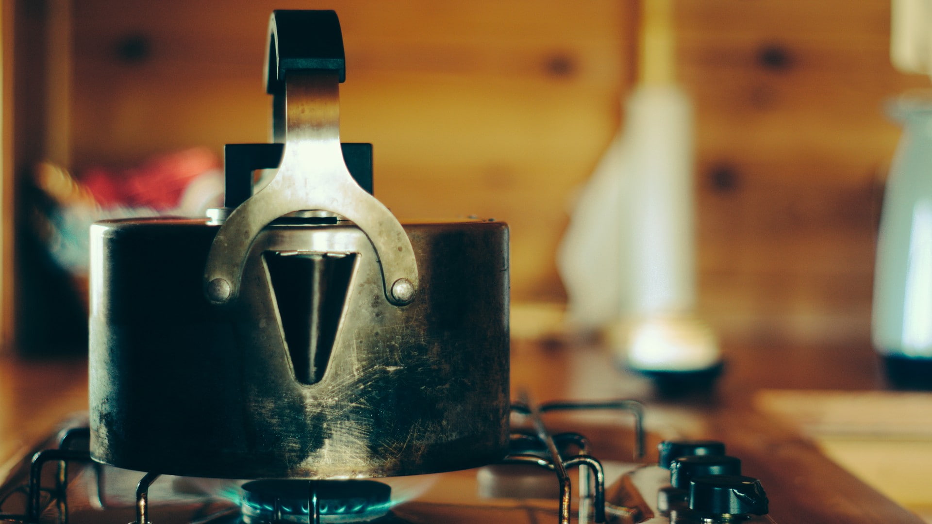 Norway, stove, 1080P, cabin, kettle, HD Wallpaper