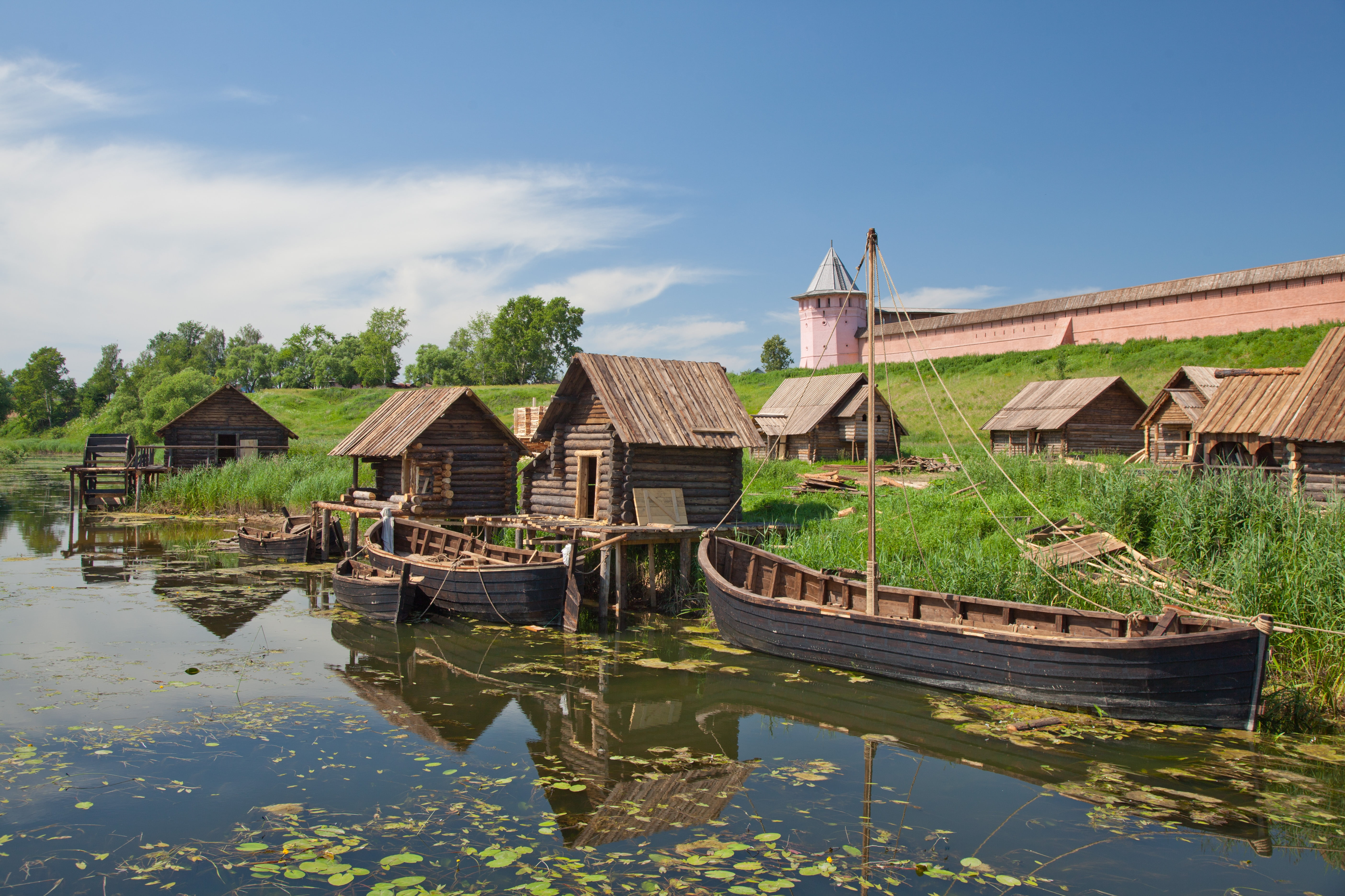 inle Lake, summer, water, nature, travel Destinations, history, scenics, building Exterior, rural Scene, tourism, suzdal, residential district, no people, HD Wallpaper