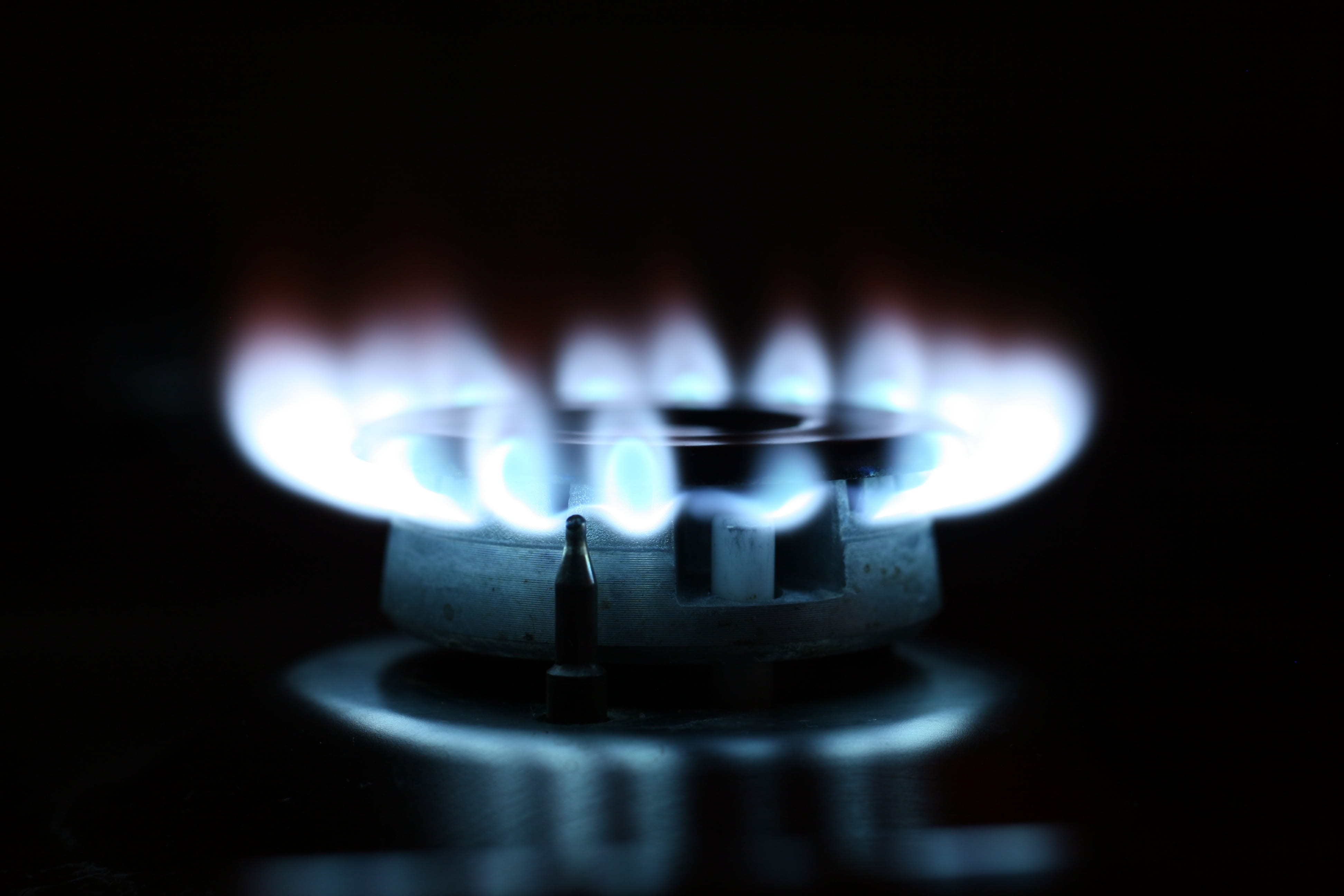 black background, appliance, inferno, fuel and power generation, household equipment, heat - temperature, flames, kitchen, no people, heat, burning, flame, HD Wallpaper