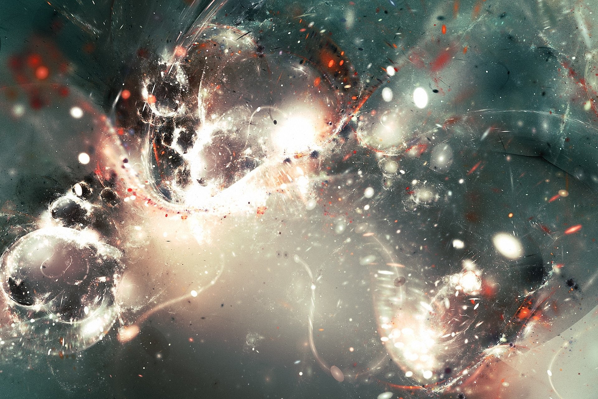 art, white, 1080P, abstrac, espacio, space, HD Wallpaper