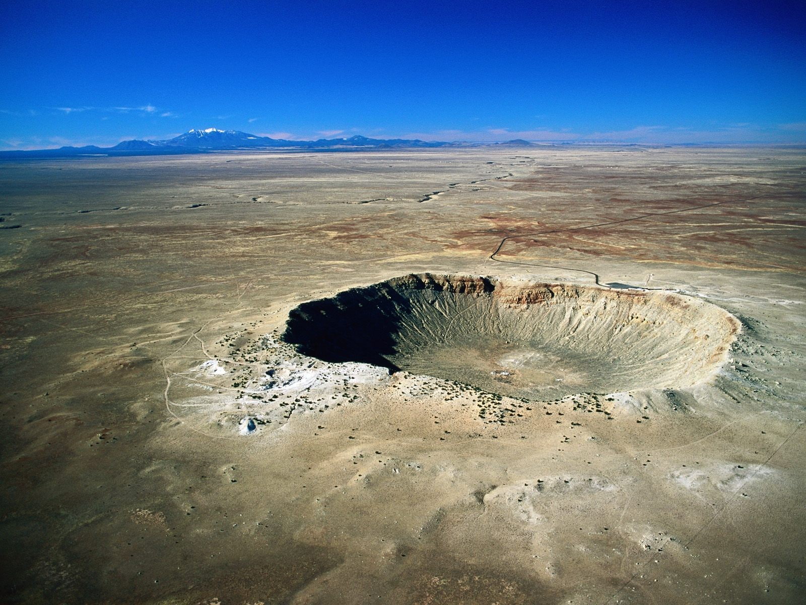 Desert, Meteor, 720P, Crater, AZ, HD Wallpaper