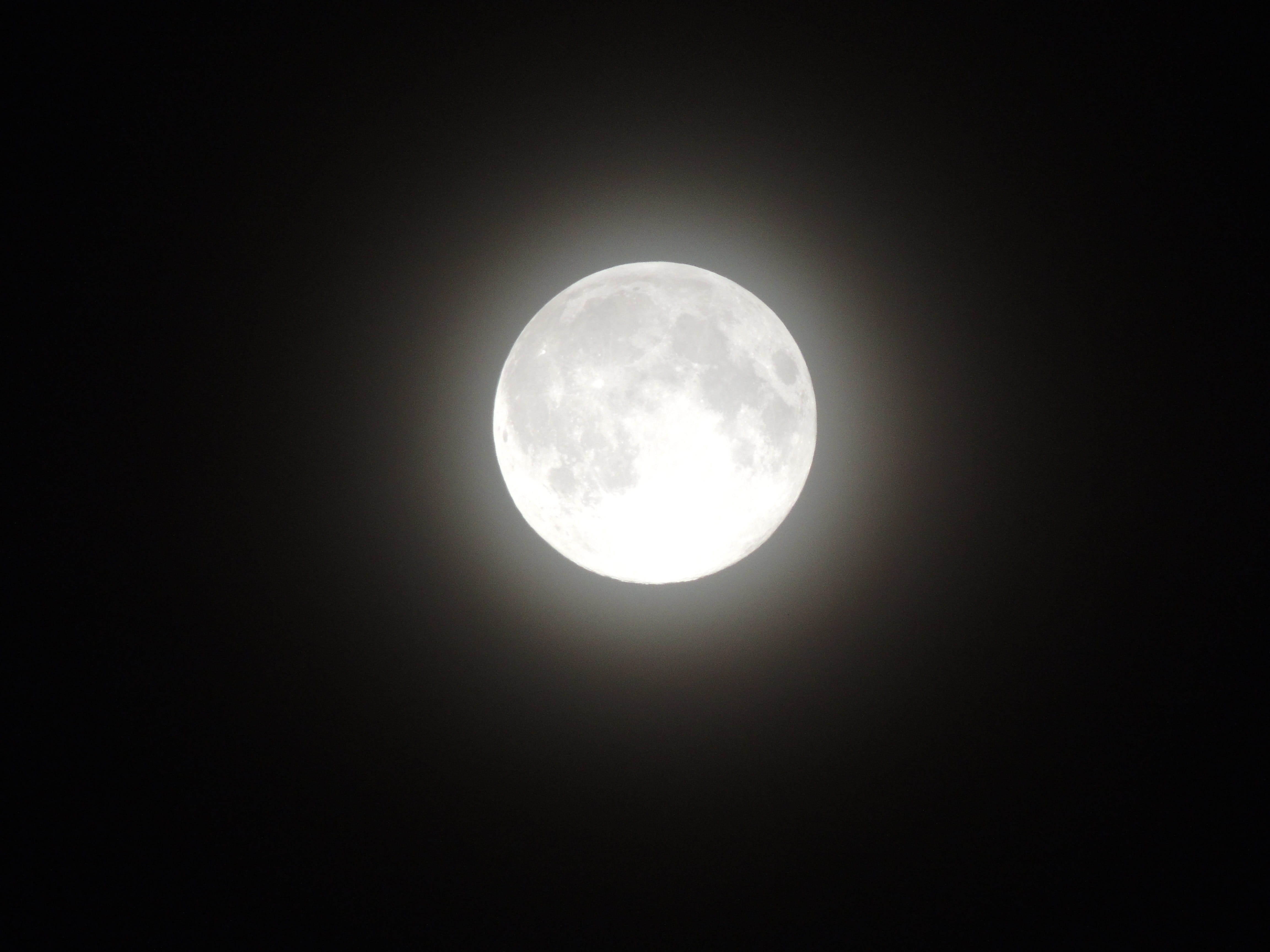 tranquility, shape, nature, moonlight, black background, space and astronomy, sky, scenics - nature, eclipse, night sky, full moon, big moon, no people, HD Wallpaper