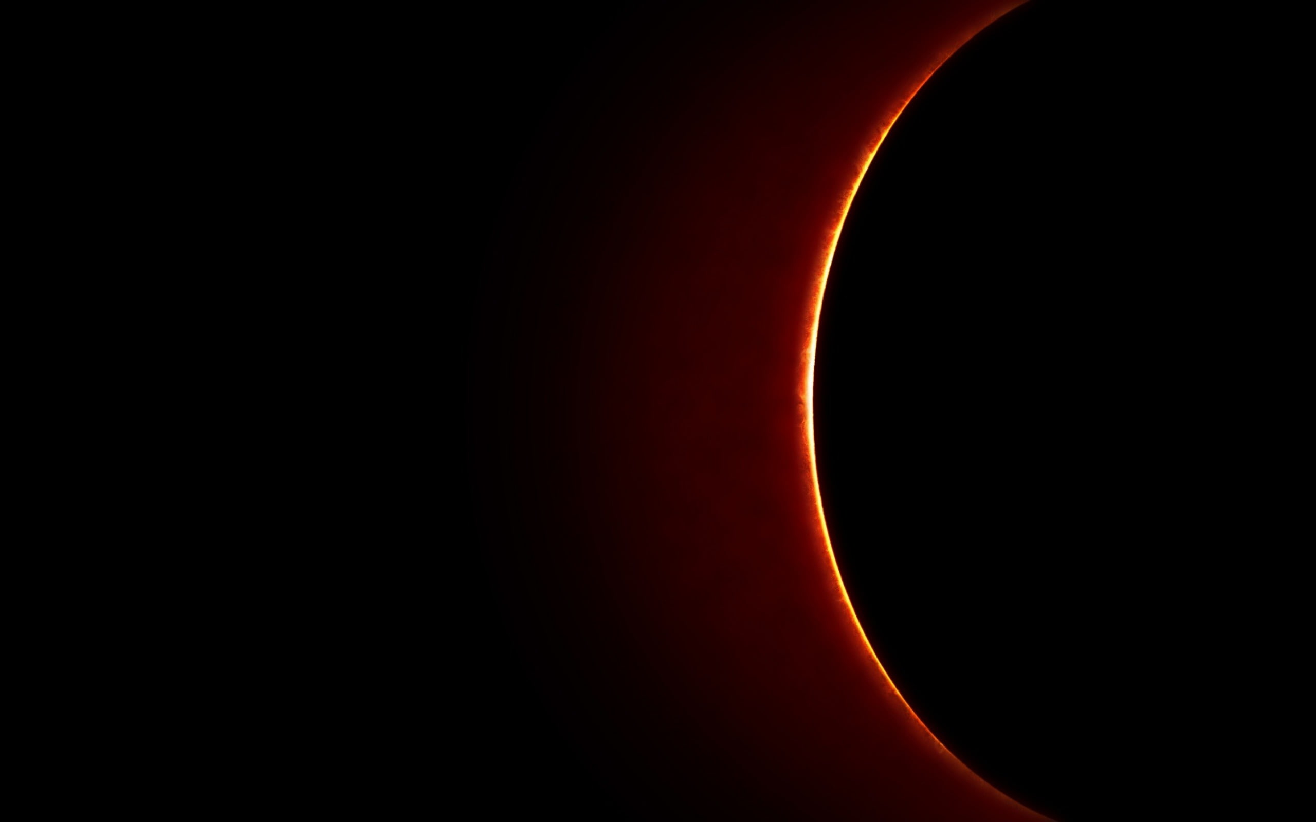 sky, eclipse, planet, solar, night, space, no people, abstract, light, orange color, backgrounds, red, heat - temperature, natural phenomenon, HD Wallpaper