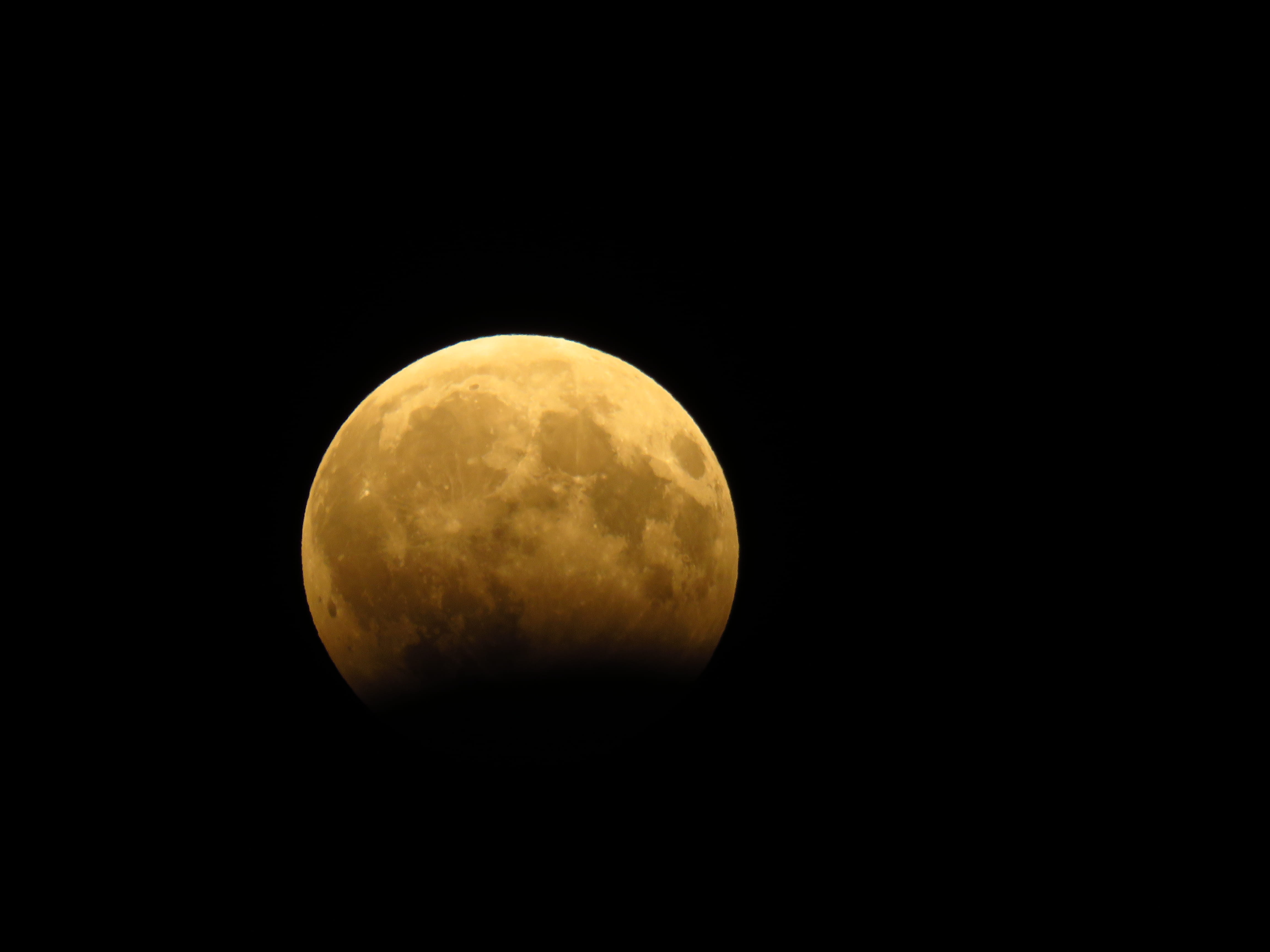 tranquil scene, lunar, luminosity, turkey, beauty in nature, sky, space, astronomy, partial, night, idyllic, shadow, moonlight, nature, black background, HD Wallpaper