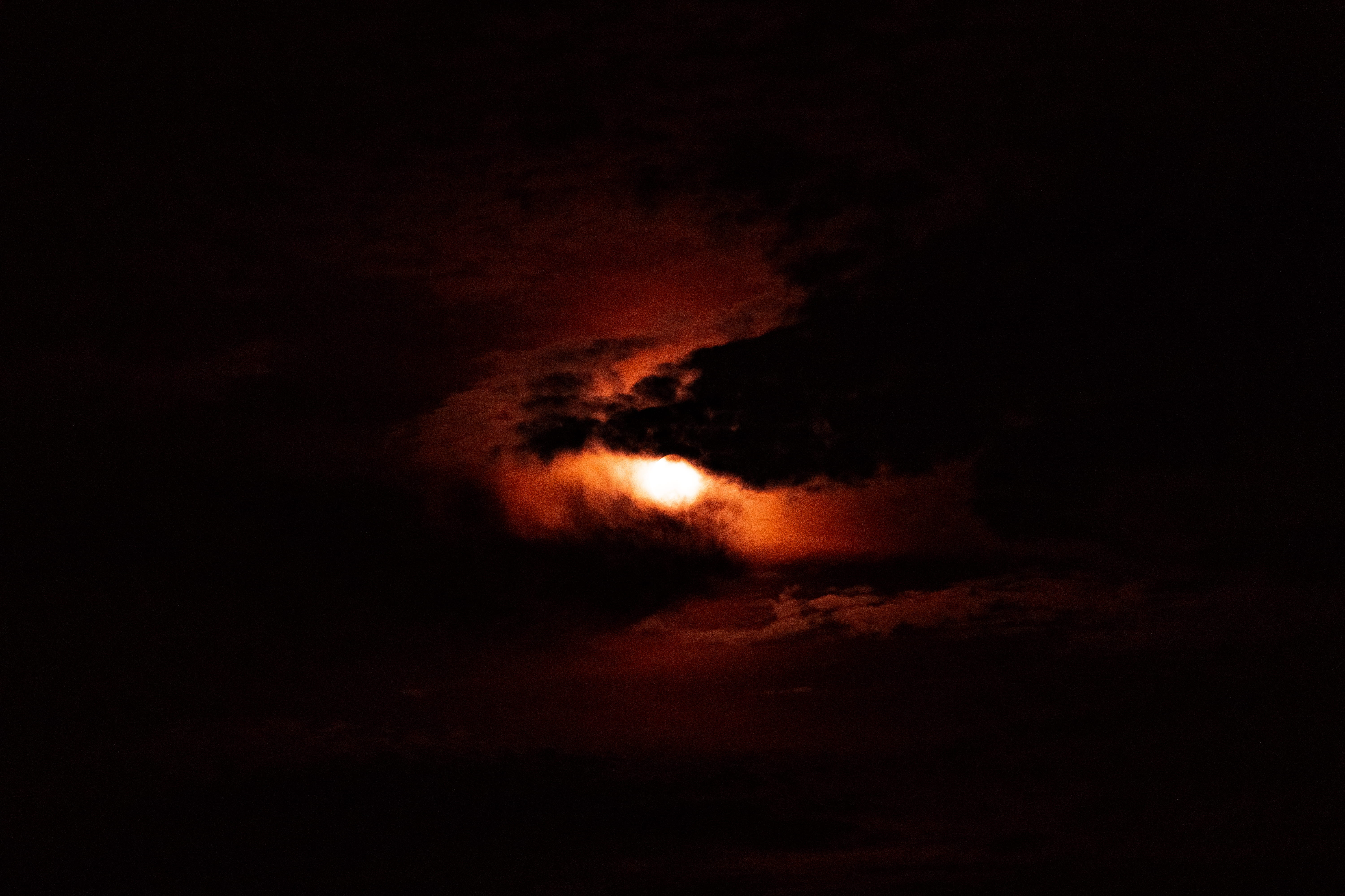spooky, backgrounds, cloud - Sky, no People, night, cloud, scenics, light - Natural Phenomenon, dramatic Sky, nature, 5K, beauty In Nature, black background, HD Wallpaper