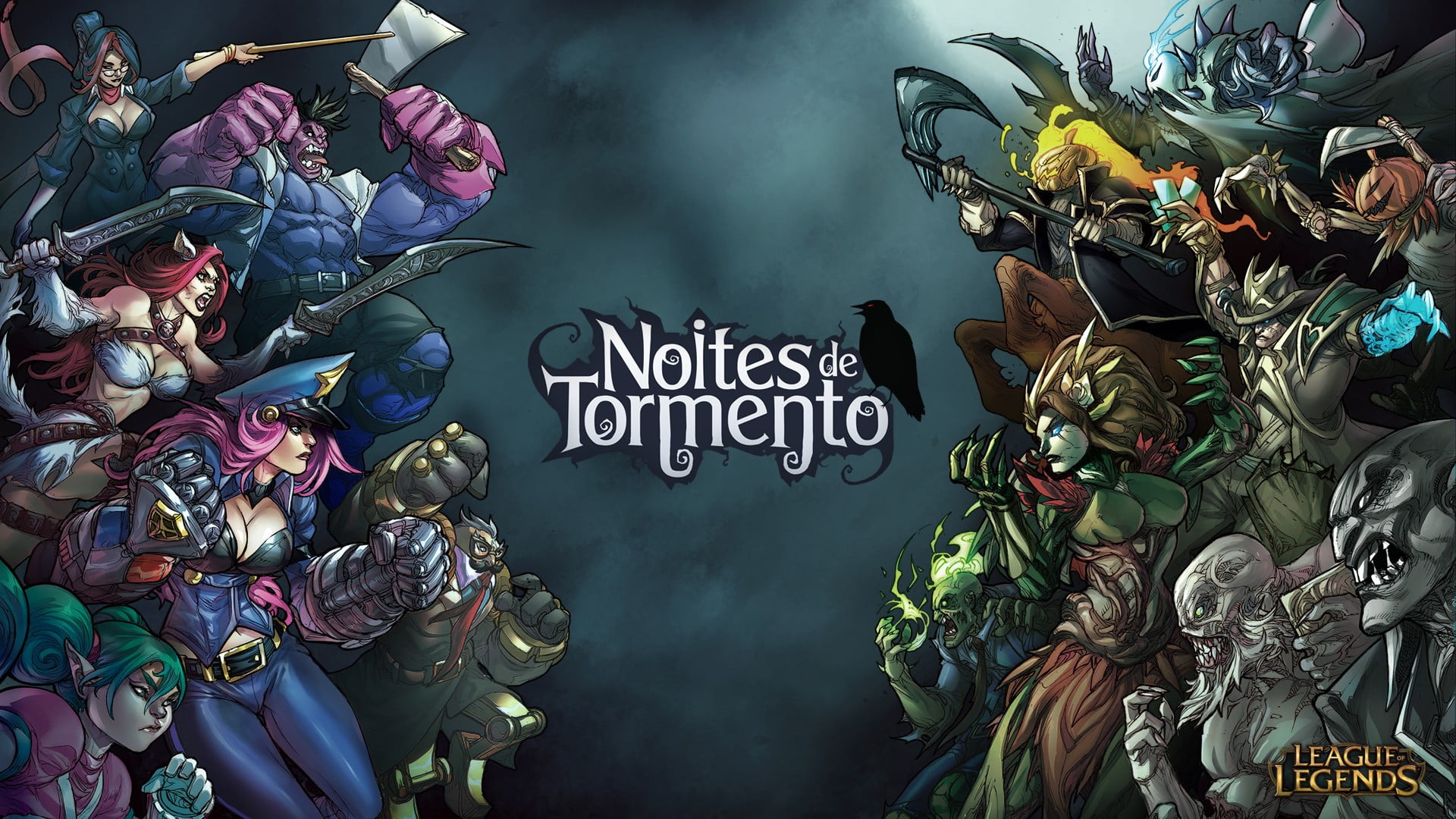 vector, Hecarim, nature, tormento, western script, board, large group of objects, Twisted Fate, Katarina, 1080P, business, Dr. Mundo, retail, fantasy, HD Wallpaper