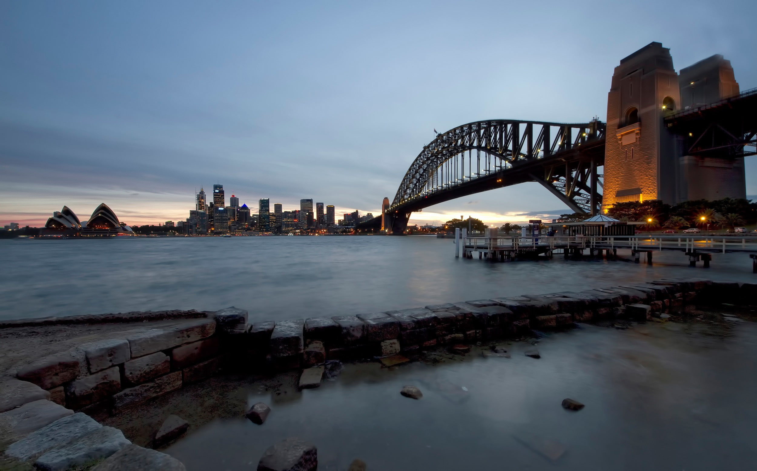 harbour, bridge, Harbour Bridge, 1080P, Australia, Sydney, HD Wallpaper