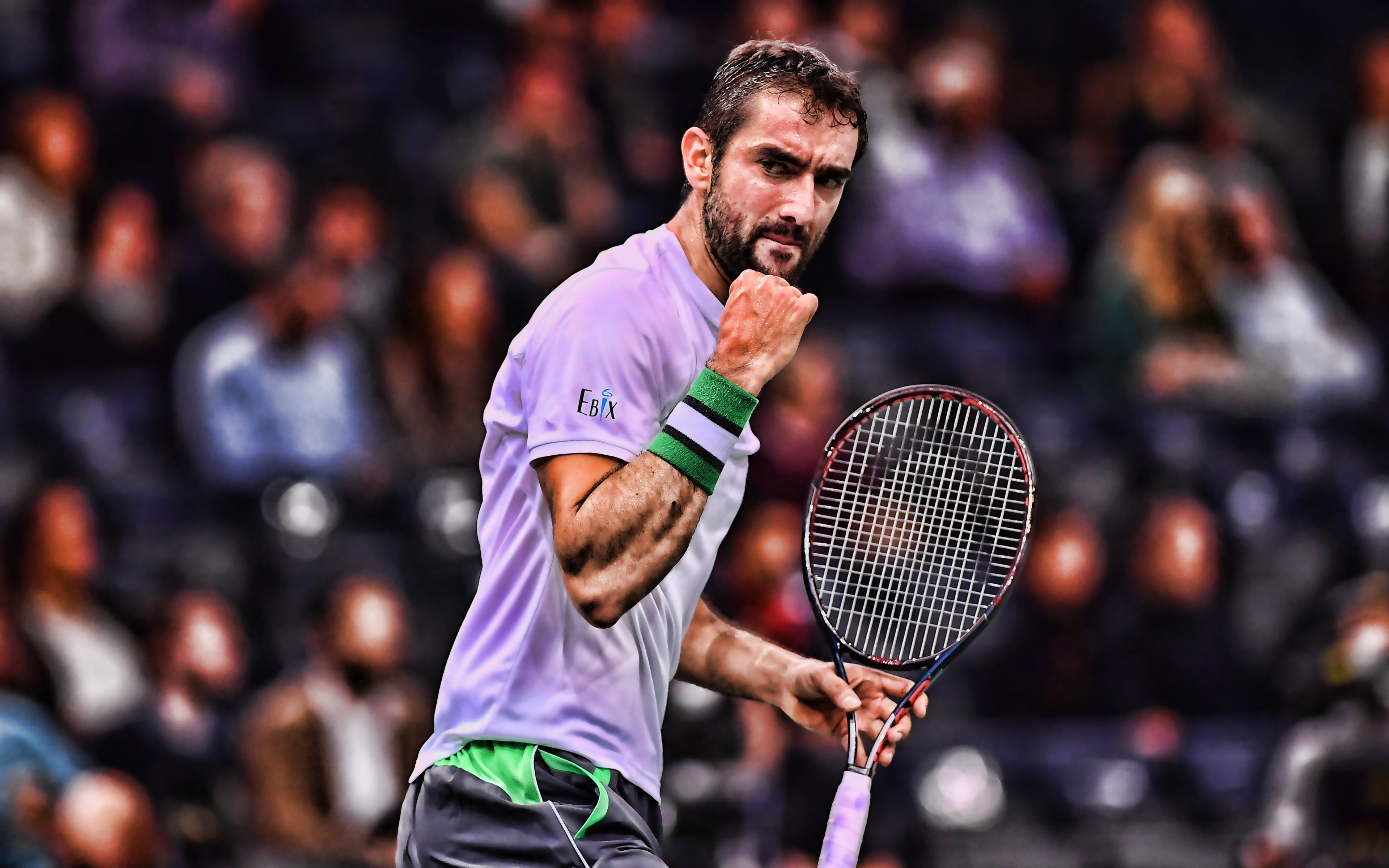 Croatian, 4K, Marin Čilić, Tennis, HD Wallpaper