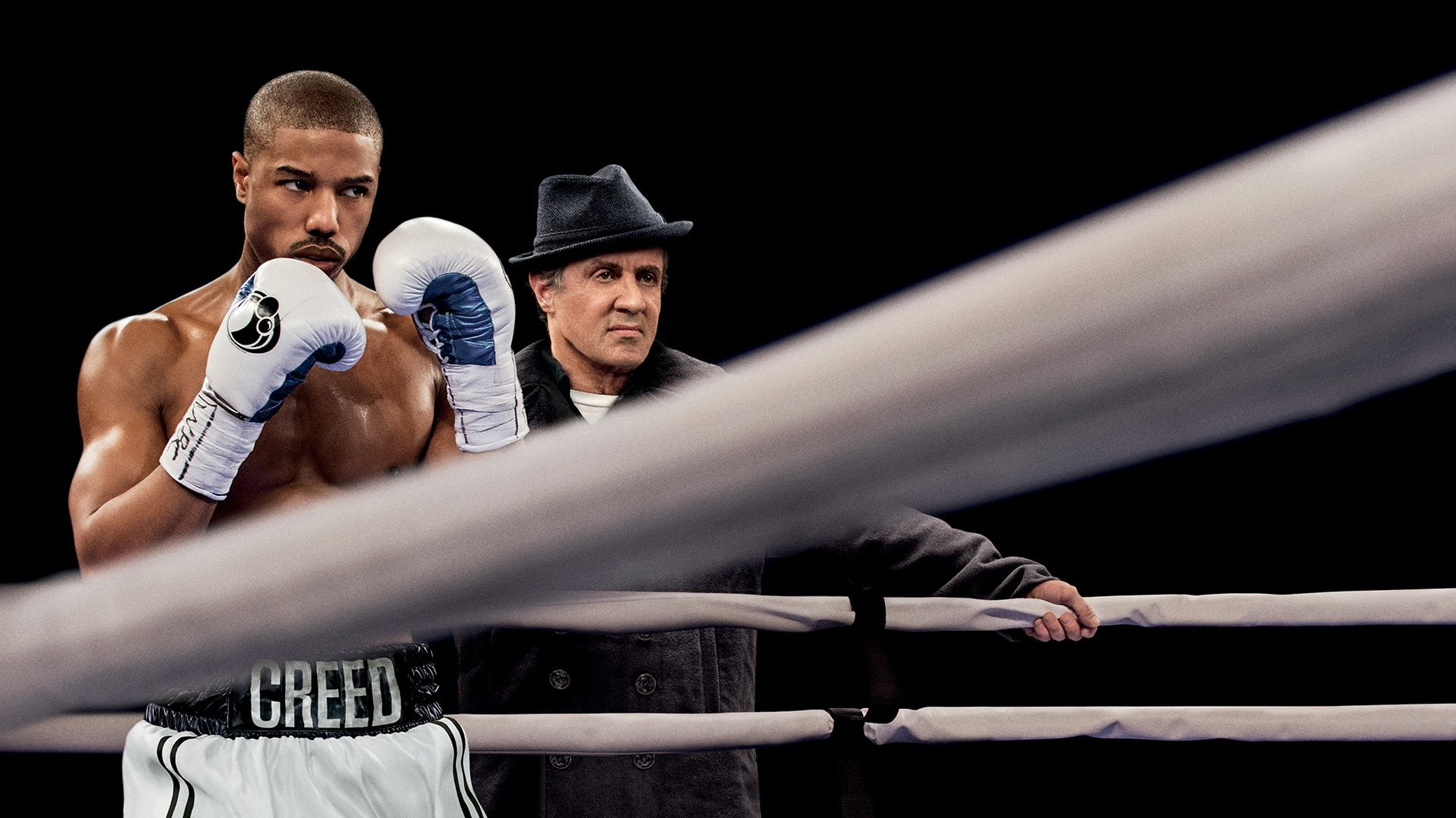 Michael B. Jordan, Rocky Balboa, Movie, 1080P, Adonis Johnson, Sylvester Stallone, Creed, HD Wallpaper